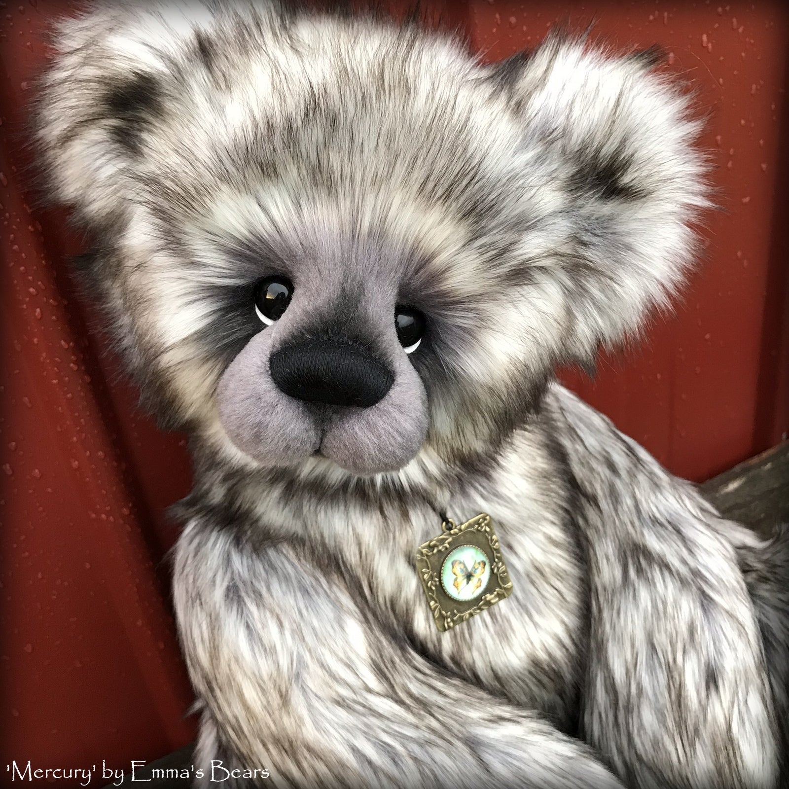 Mercury - 21IN faux fur bear by Emmas Bears - OOAK