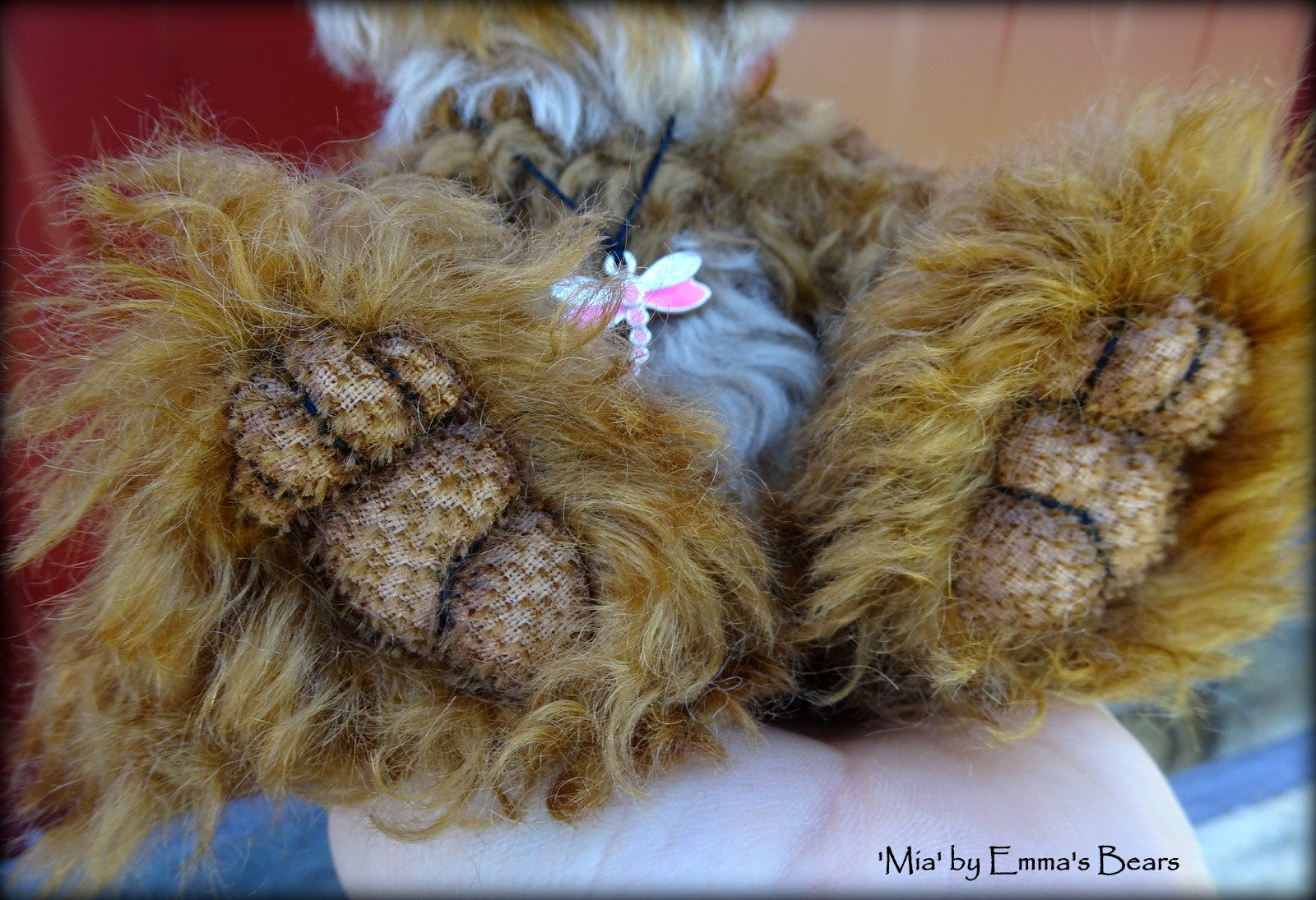 Mia - 9in mohair Artist Panda Bear by Emmas Bears