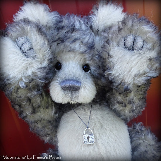 Moonstone - 15" kid mohair and alpaca artist bear  - OOAK by Emma's Bears