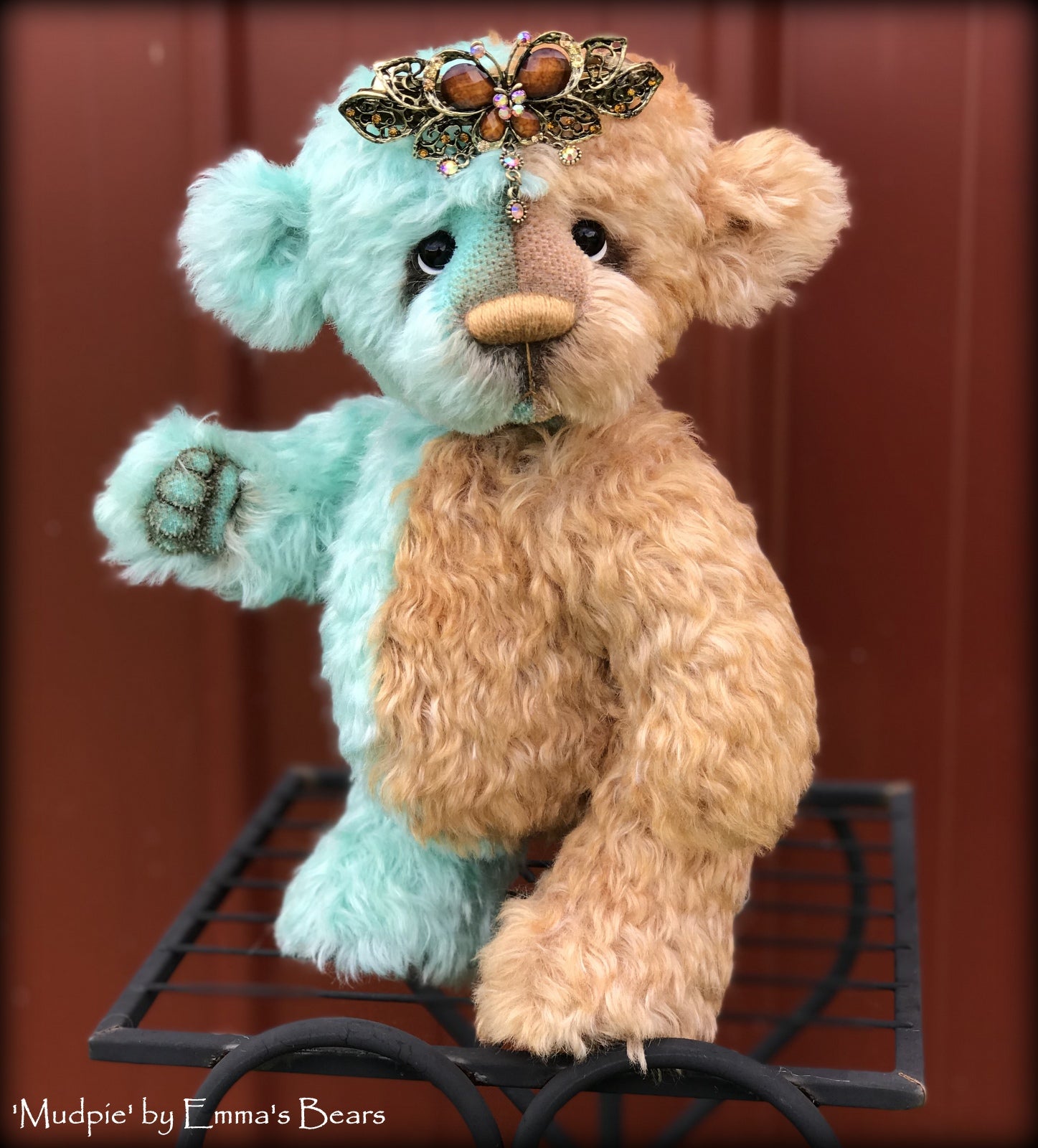 Mudpie - 10" Mohair artist bear by Emma's Bears - OOAK