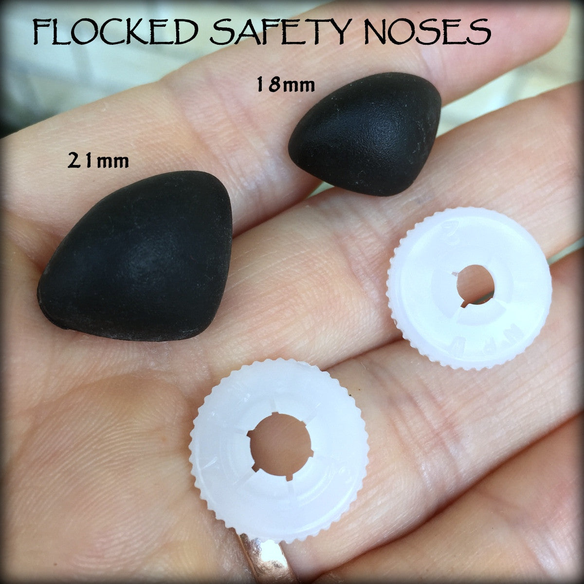 Safety Noses - Soft Flocked Black