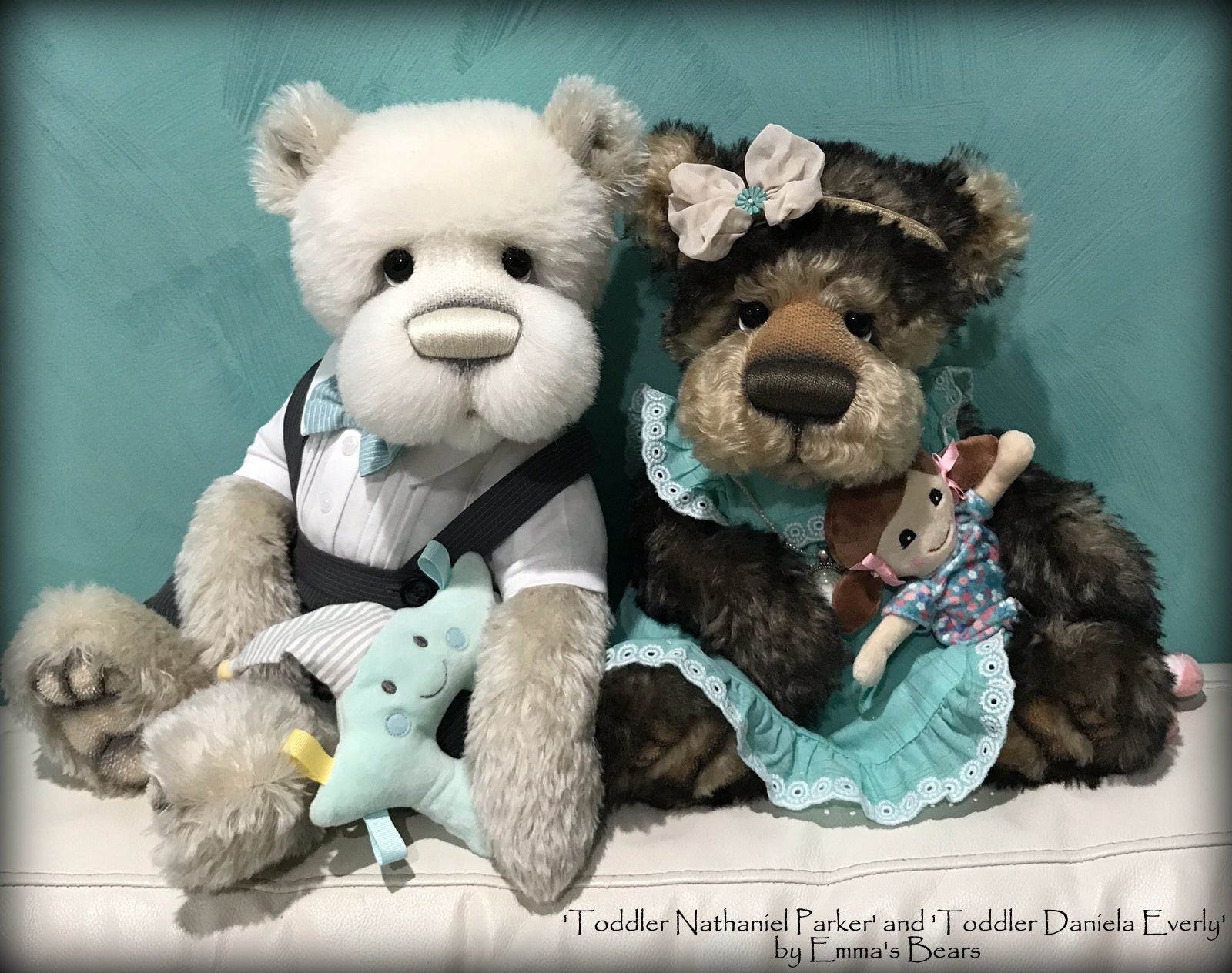 Toddler Daniela Everly - 18" KID MOHAIR Artist toddler style Bear by Emmas Bears - OOAK