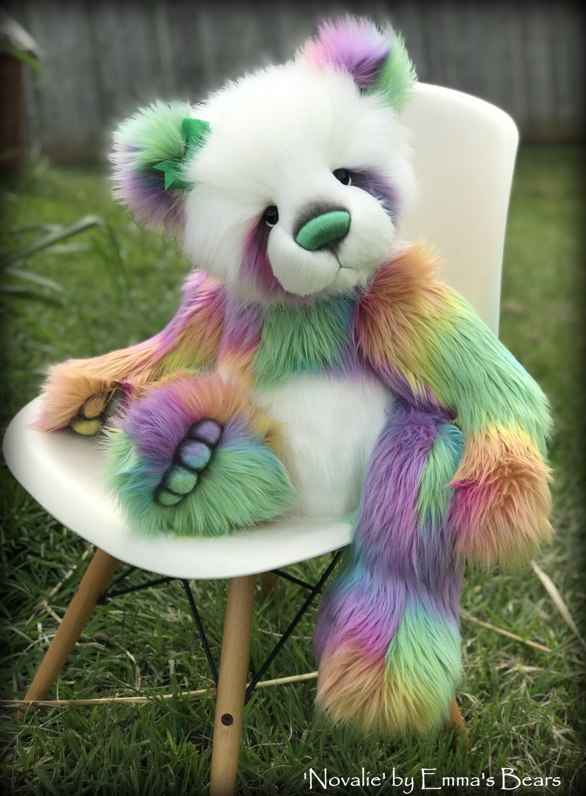 Novalie - 28" Faux Fur Artist Bear by Emmas Bears - OOAK