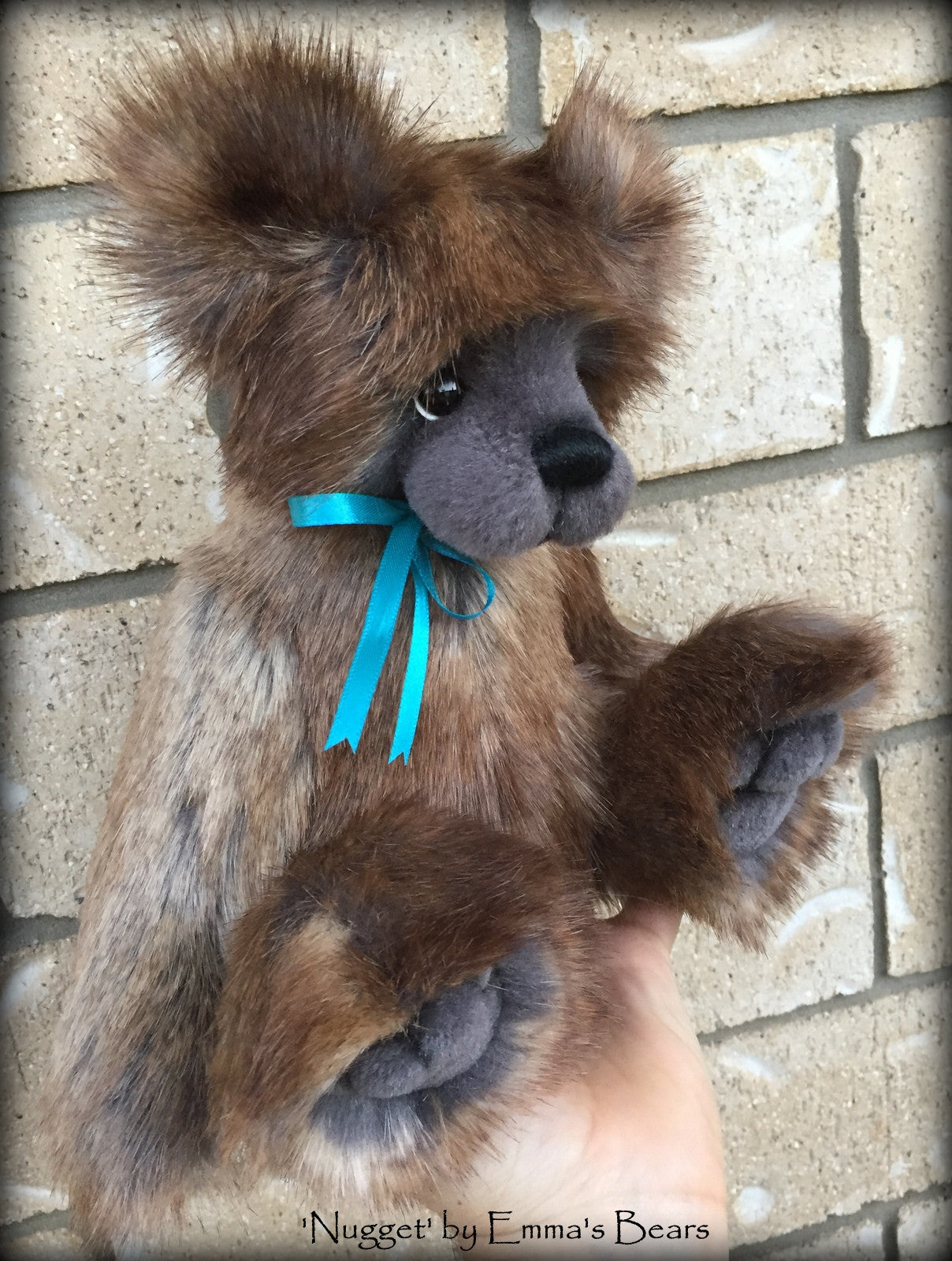 Nugget - 13" faux fur artist bear by Emma's Bears  - OOAK