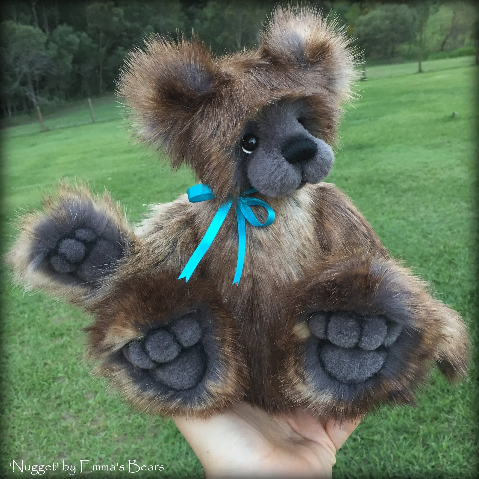 Nugget - 13" faux fur artist bear by Emma's Bears  - OOAK