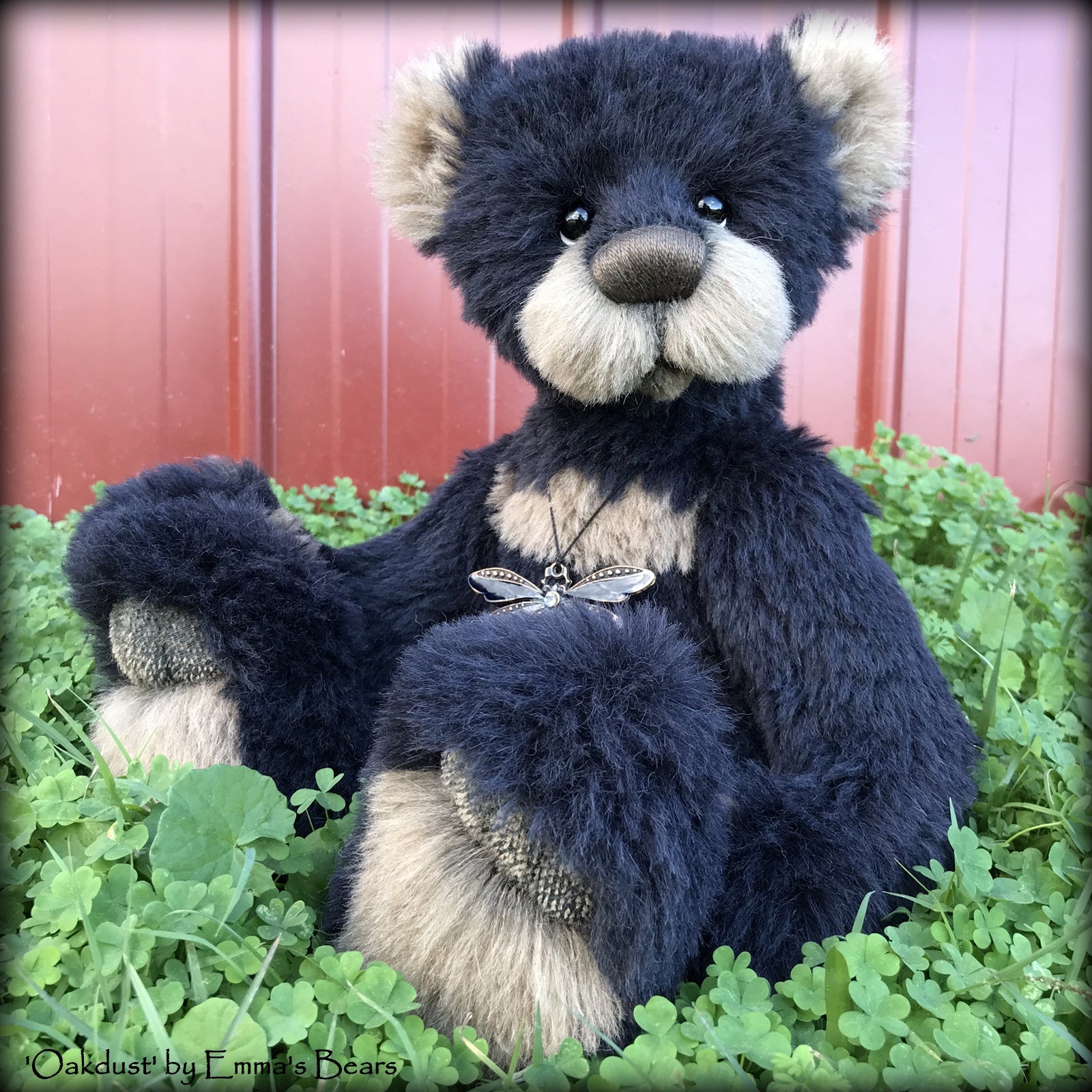 Oakdust - 16" Long pile Alpaca Artist Bear by Emma's Bears - OOAK