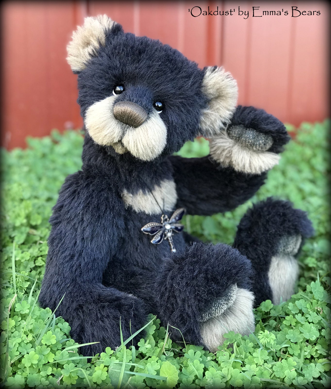 Oakdust - 16" Long pile Alpaca Artist Bear by Emma's Bears - OOAK