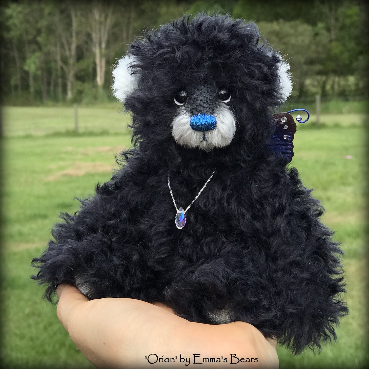 Orion - 6.5" Kid Mohair Artist Bear by Emma's Bears - OOAK