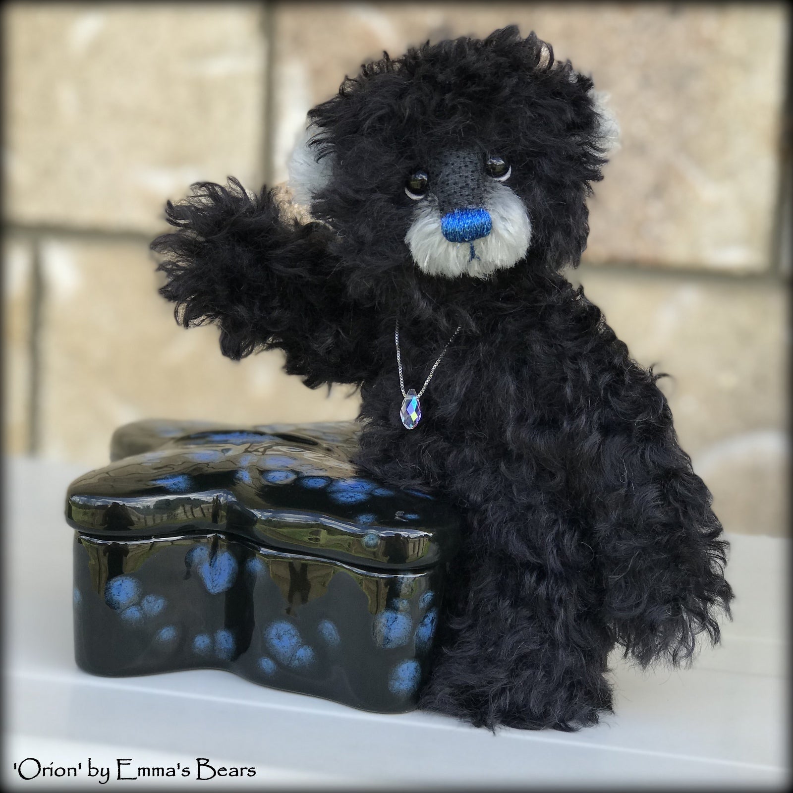 Orion - 6.5" Kid Mohair Artist Bear by Emma's Bears - OOAK