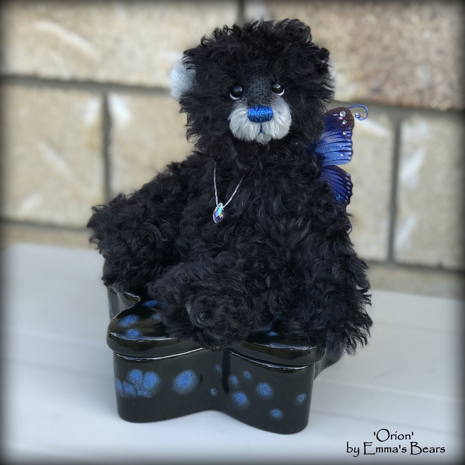 Orion - 6.5" Kid Mohair Artist Bear by Emma's Bears - OOAK