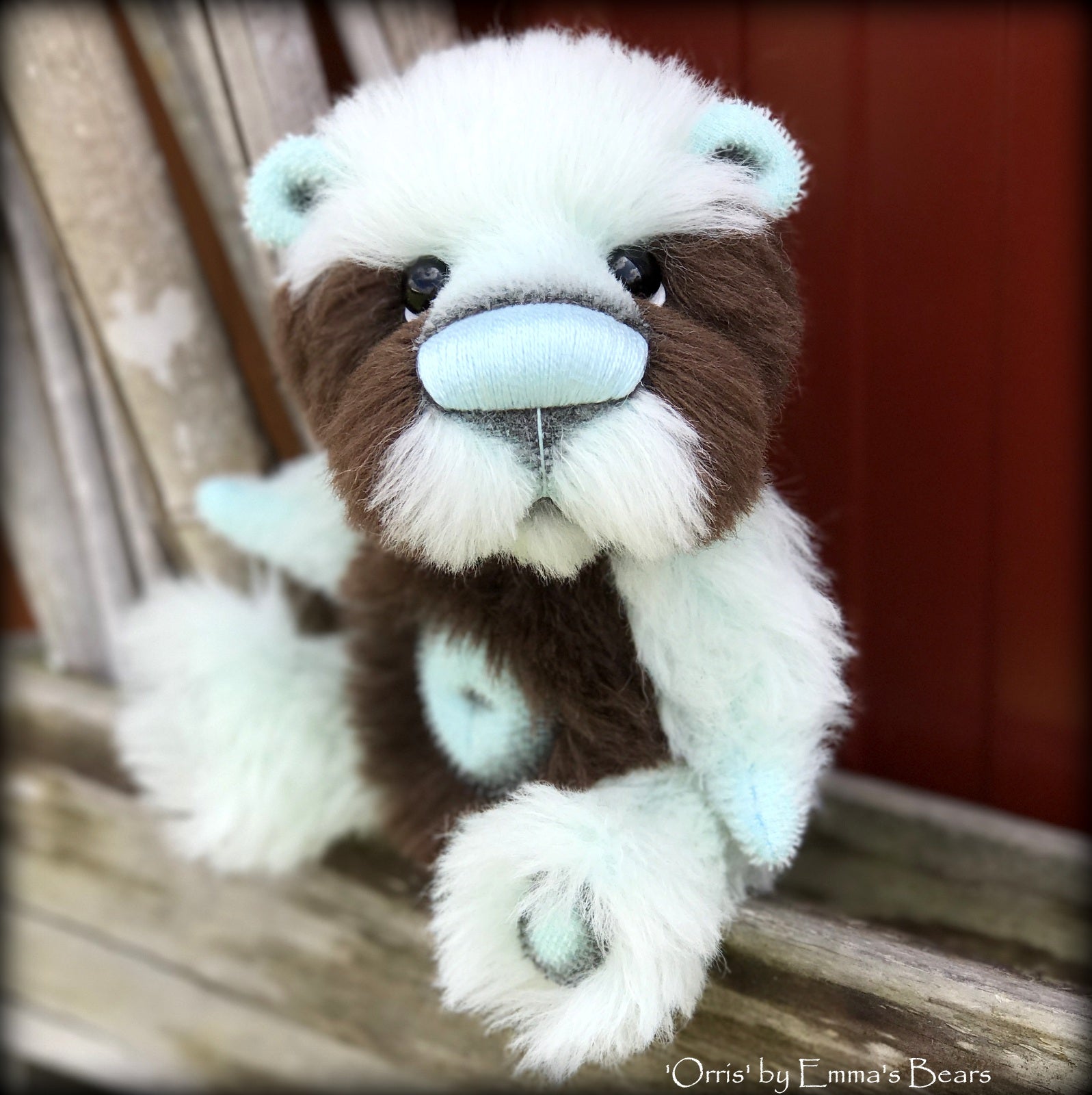 Orris - 10in Brand NEW alpaca artist bear by Emmas Bears - OOAK