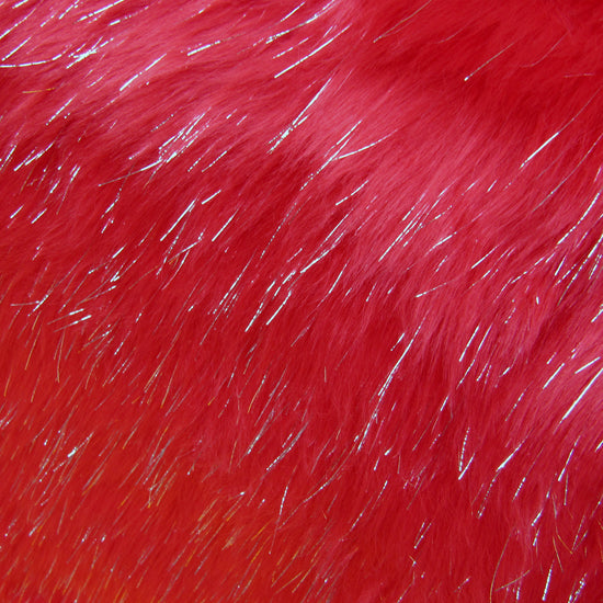 Red Riot Sparkle - Faux Fur