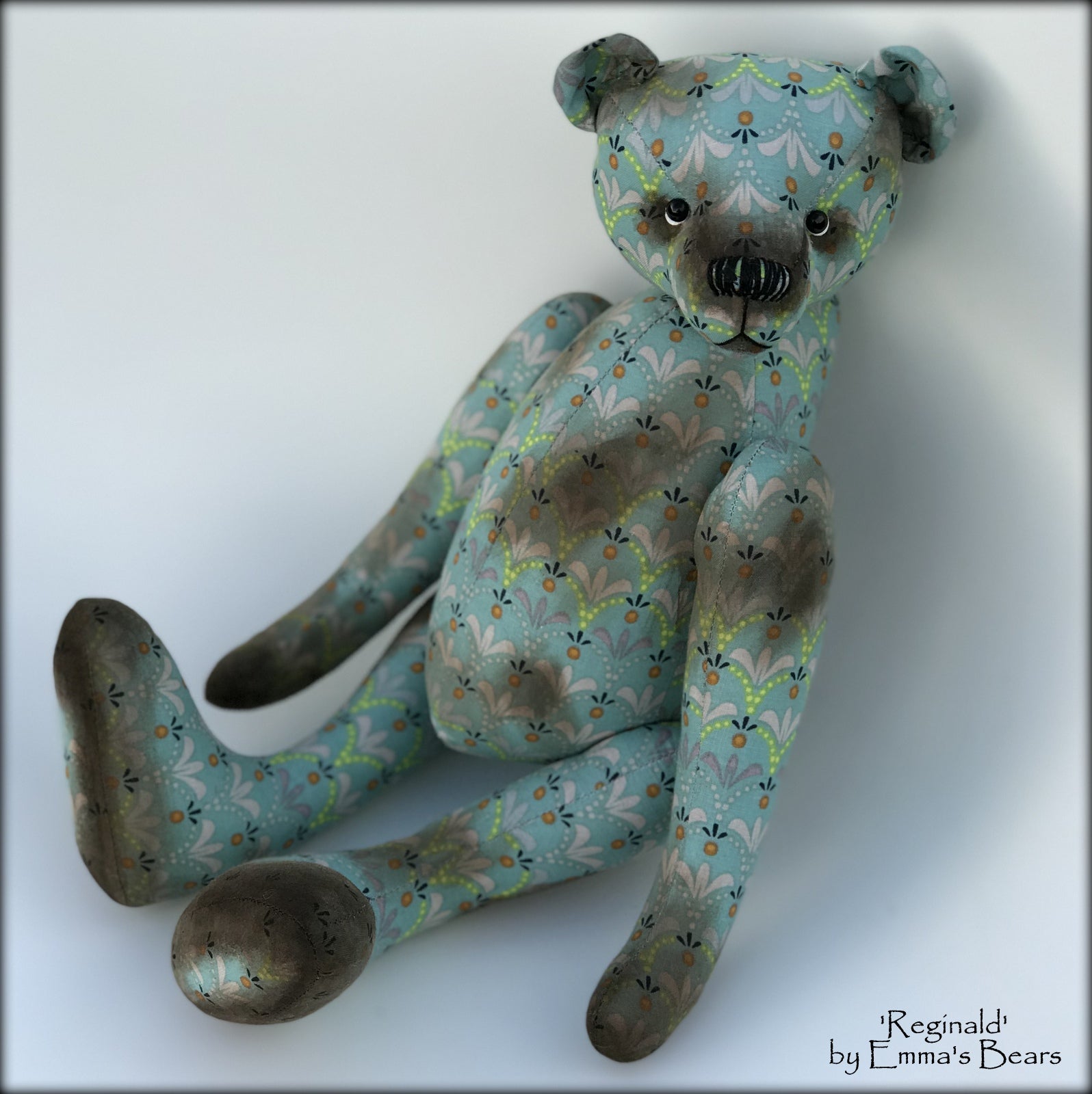 Reginald - 13" COTTON Artist Bear by Emmas Bears - OOAK