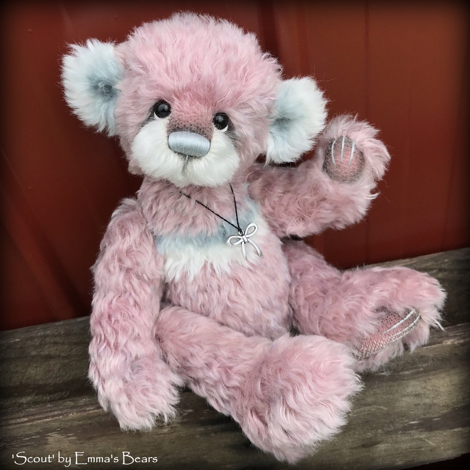 Scout - 12" Hand dyed artist Easter Bear by Emma's Bears - OOAK