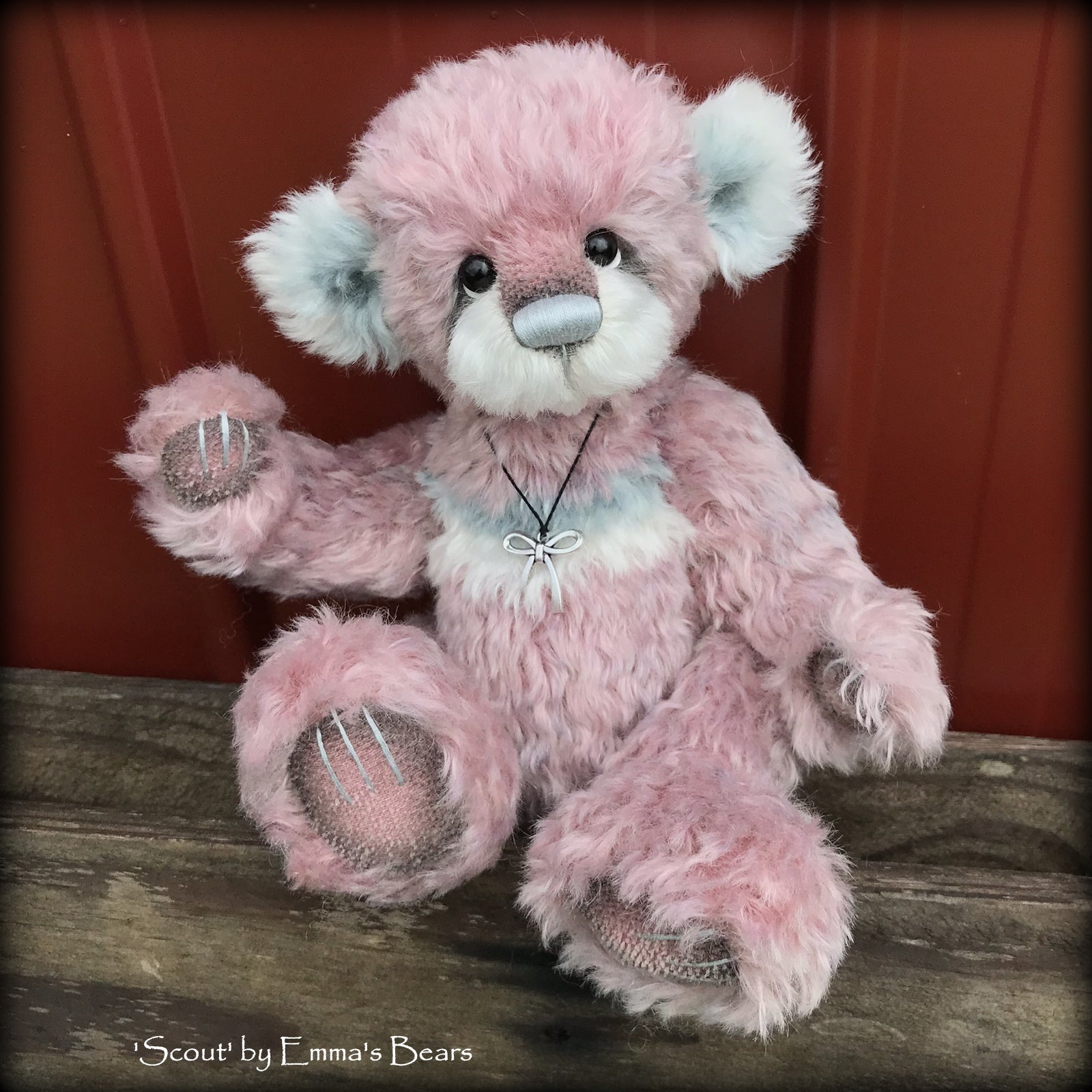 Scout - 12" Hand dyed artist Easter Bear by Emma's Bears - OOAK