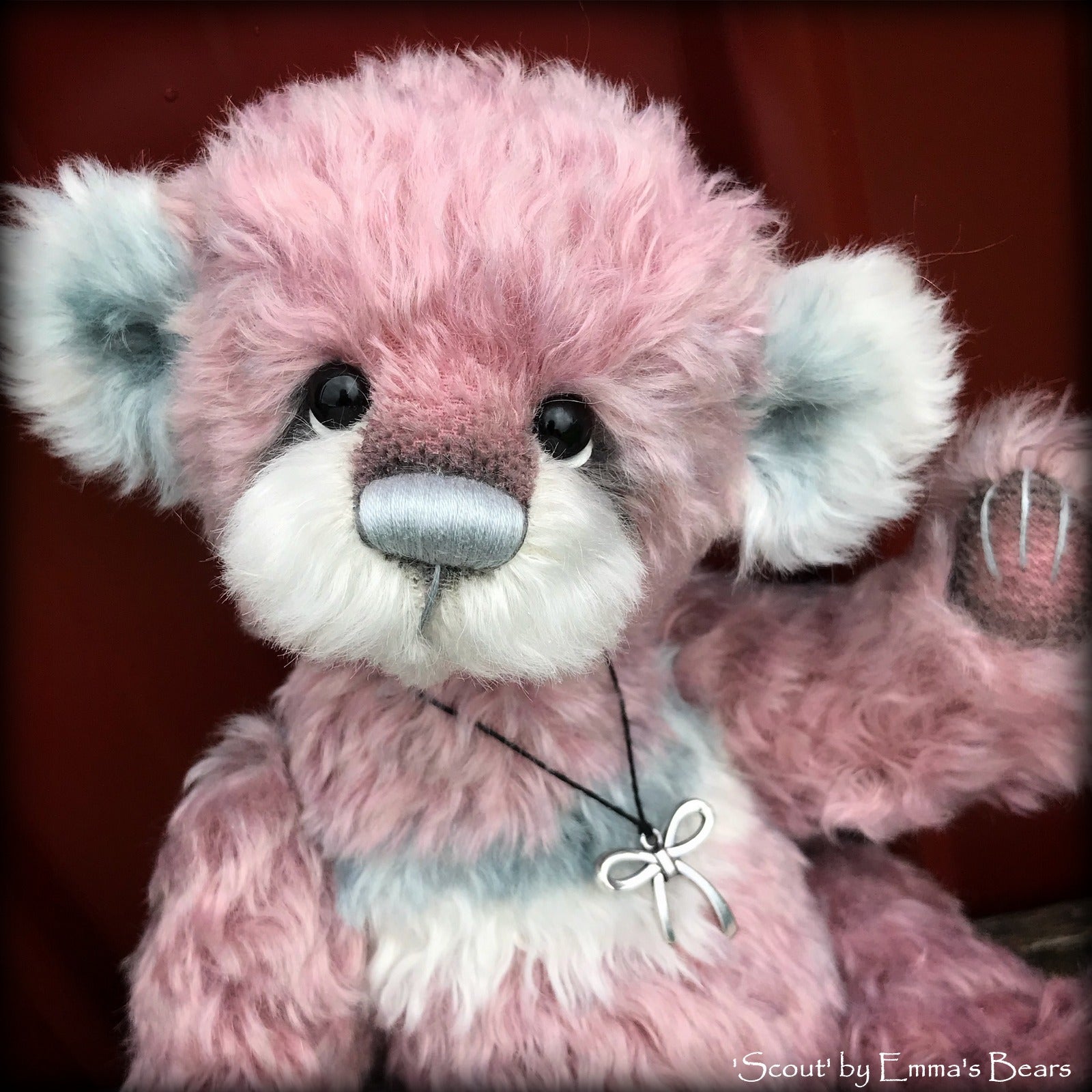 Scout - 12" Hand dyed artist Easter Bear by Emma's Bears - OOAK