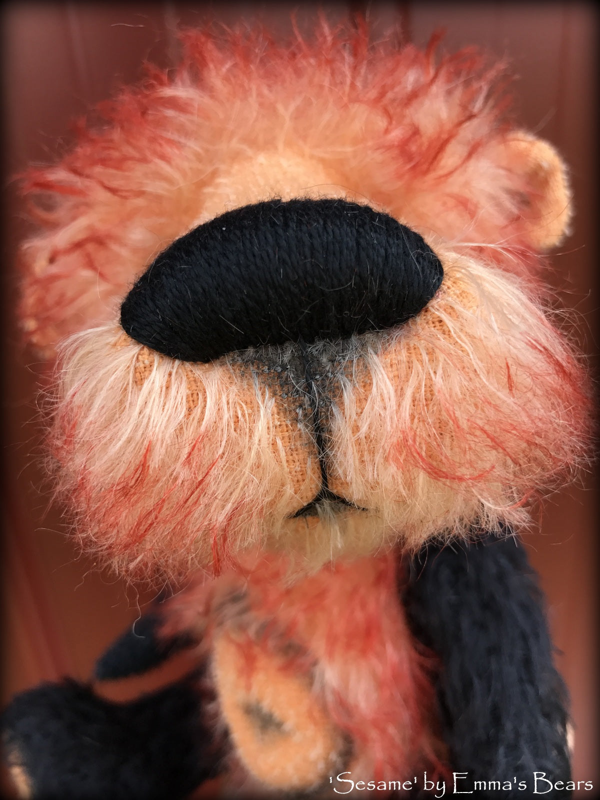 Sesame - 9in Brand NEW mohair artist bear by Emmas Bears - OOAK