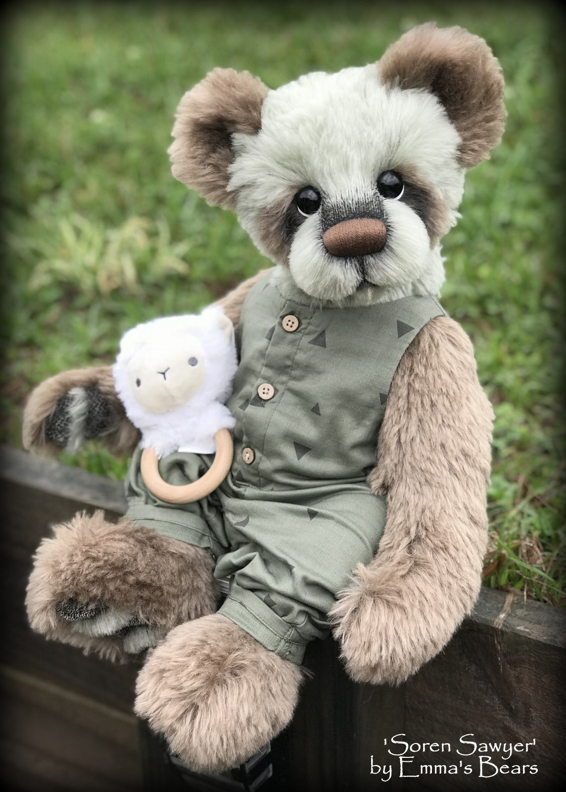 Soren Sawyer - 21in MOHAIR Artist toddler style Bear by Emma's Bears - OOAK