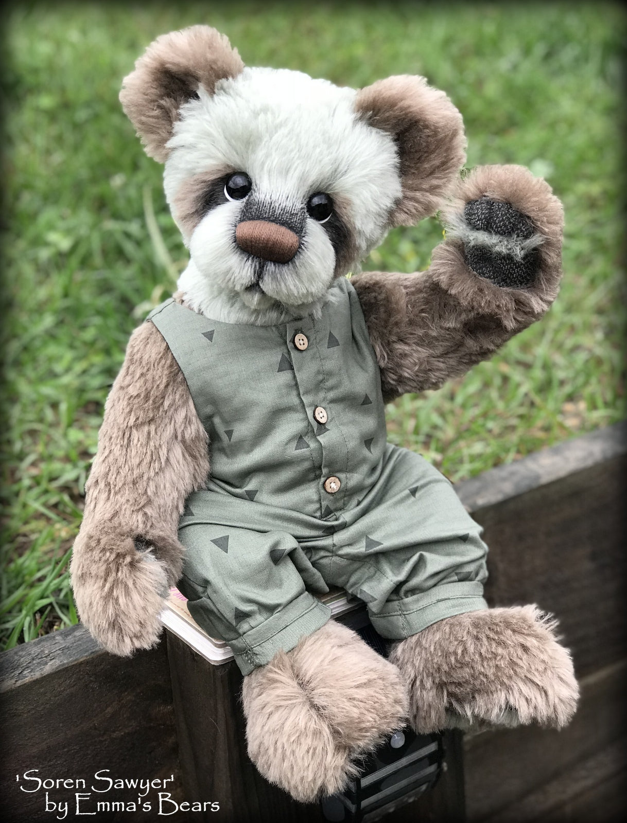 Soren Sawyer - 21in MOHAIR Artist toddler style Bear by Emma's Bears - OOAK