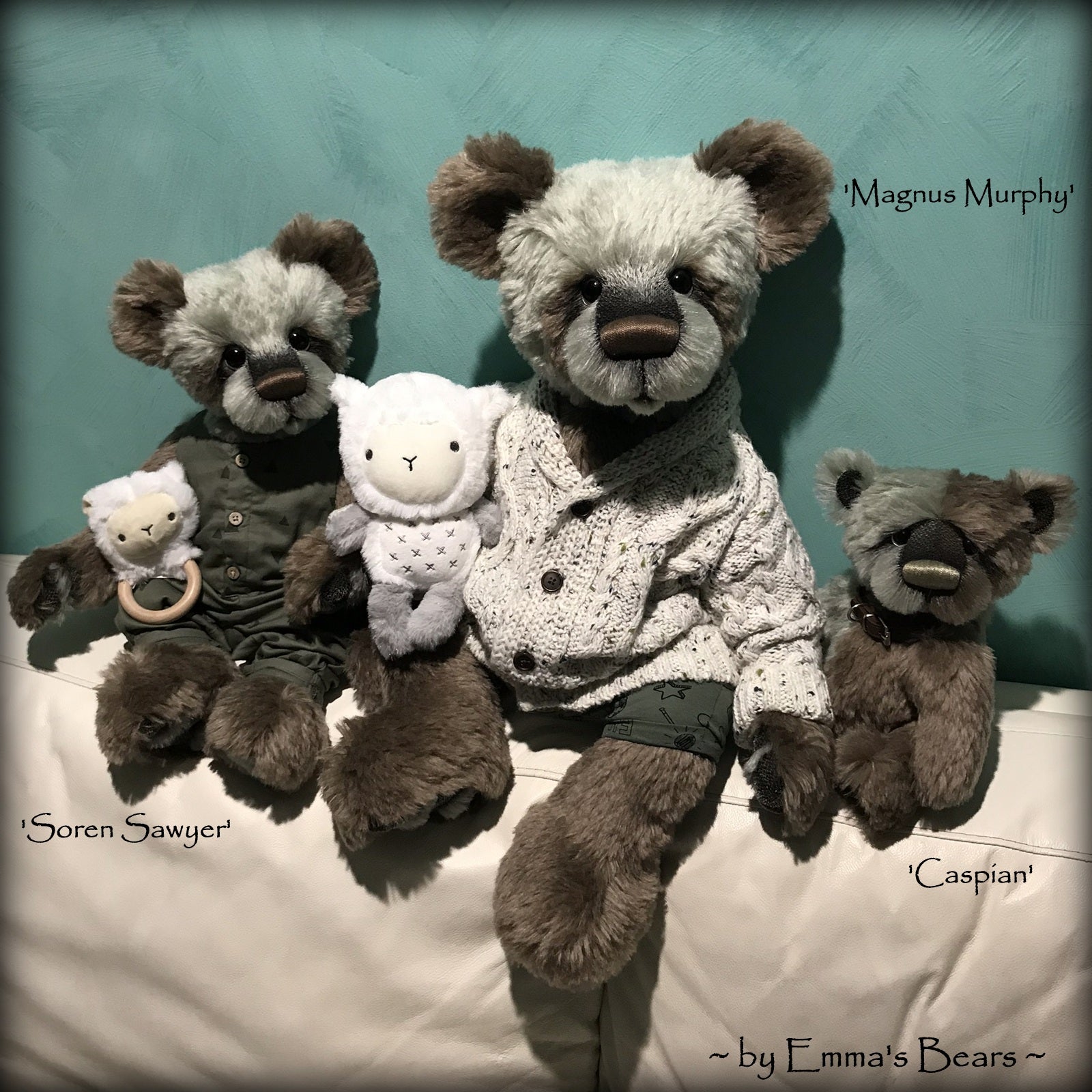Caspian - 11" Mohair artist bear by Emma's Bears - OOAK