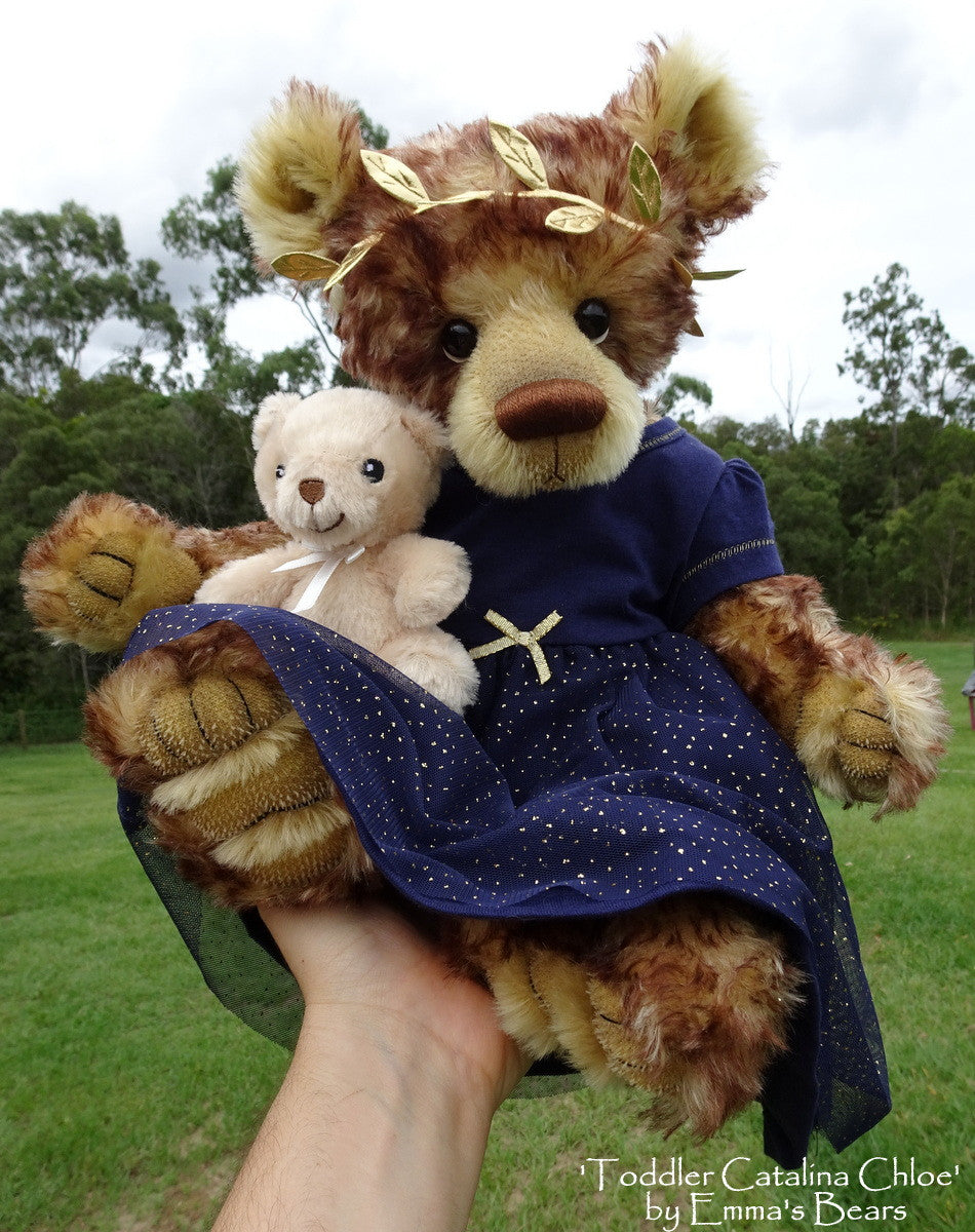 Toddler Catalina Chloe - 18in MOHAIR Artist toddler style Bear by Emmas Bears - OOAK