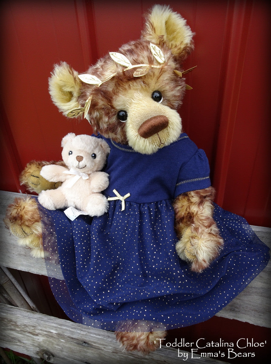 Toddler Catalina Chloe - 18in MOHAIR Artist toddler style Bear by Emmas Bears - OOAK