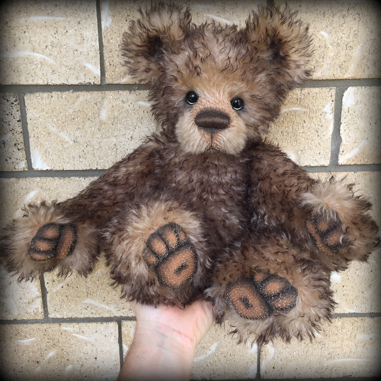 You choose the name and gender - 22in MOHAIR Artist toddler style Bear by Emmas Bears - OOAK