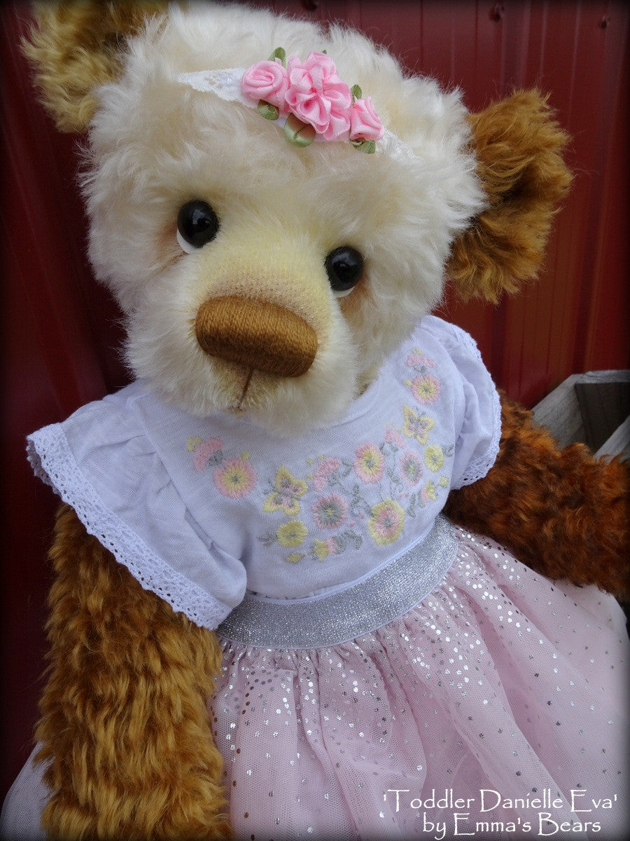 Toddler Danielle Eva - 22in MOHAIR Artist toddler style Bear by Emmas Bears - OOAK