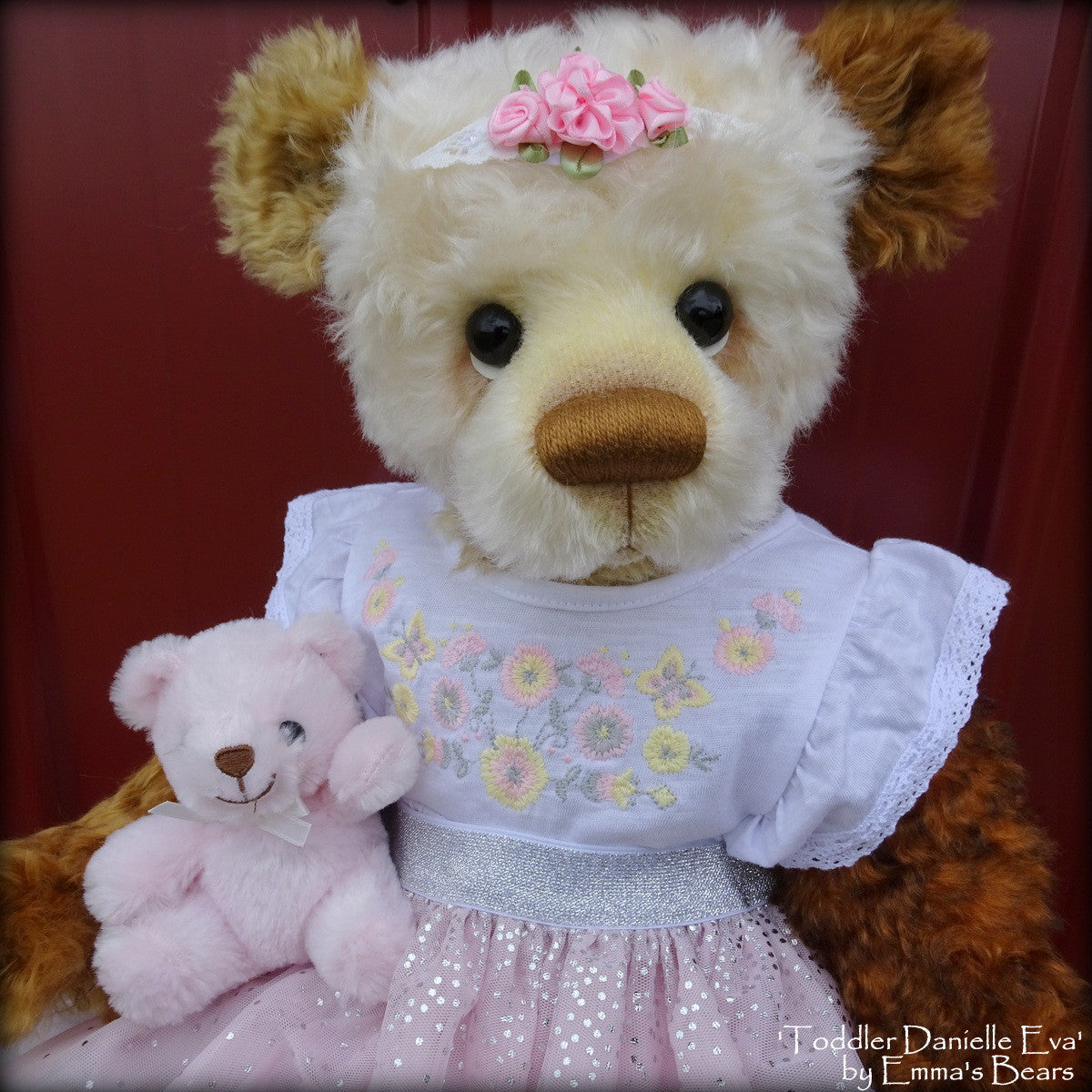 Toddler Danielle Eva - 22in MOHAIR Artist toddler style Bear by Emmas Bears - OOAK