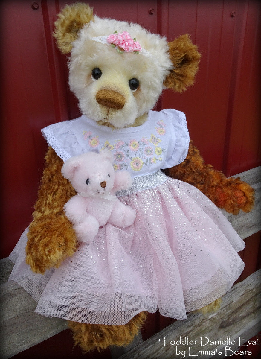 Toddler Danielle Eva - 22in MOHAIR Artist toddler style Bear by Emmas Bears - OOAK