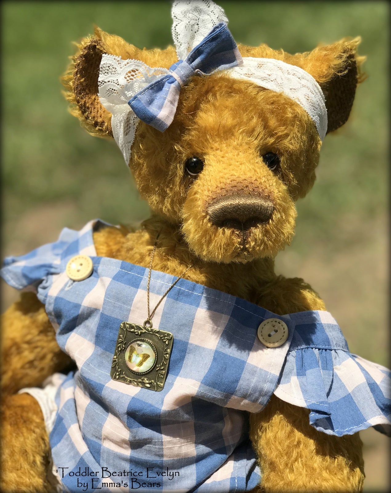 Toddler Beatrice Evelyn - 21in MOHAIR Artist toddler style Bear by Emmas Bears - OOAK