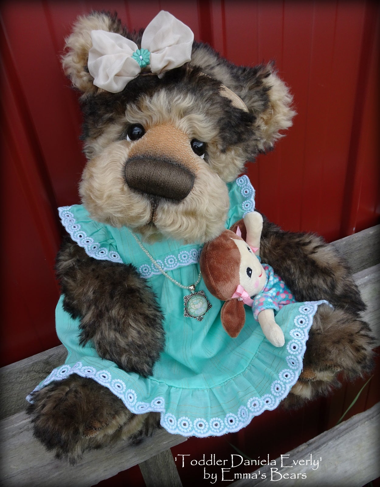 Toddler Daniela Everly - 18" KID MOHAIR Artist toddler style Bear by Emmas Bears - OOAK