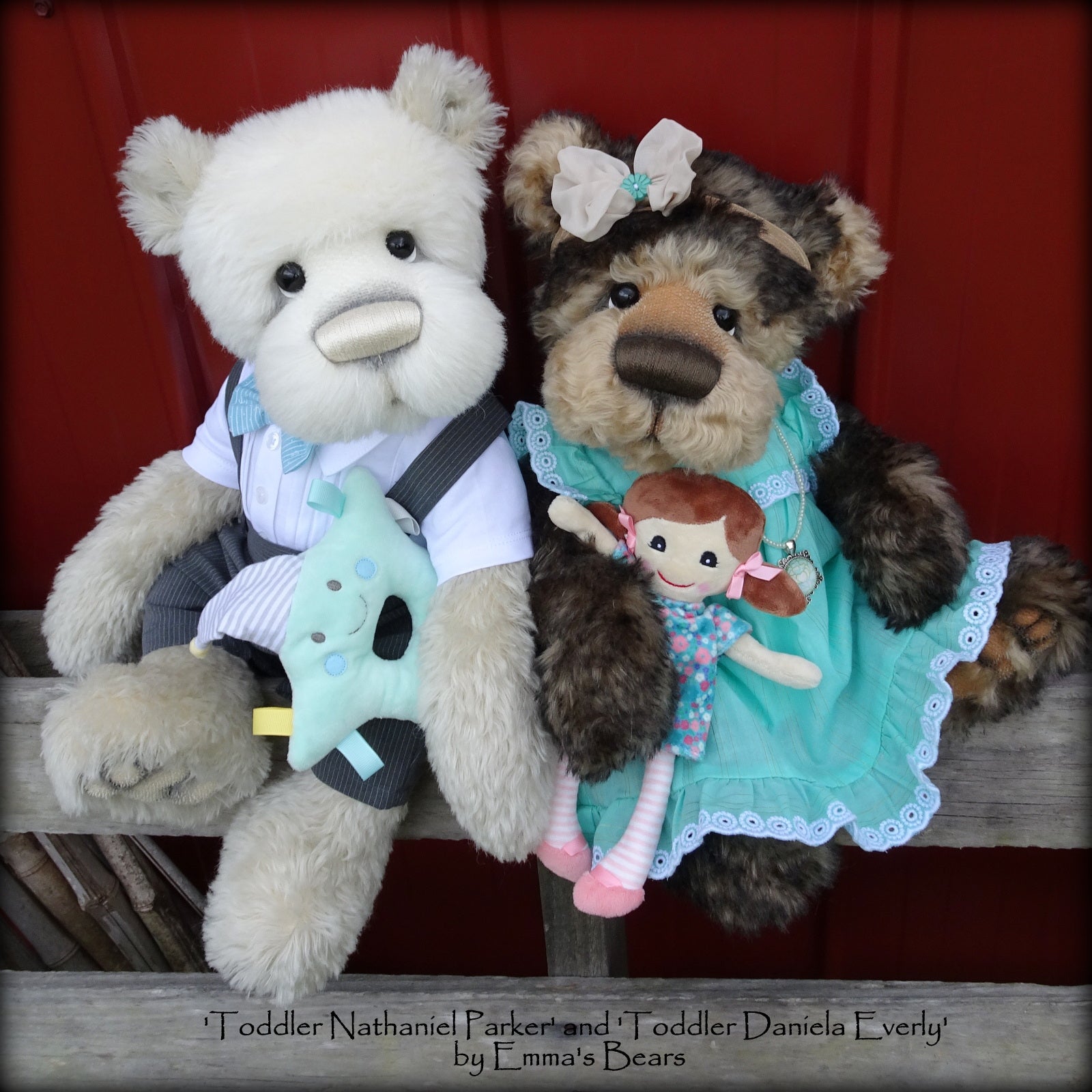 Toddler Daniela Everly - 18" KID MOHAIR Artist toddler style Bear by Emmas Bears - OOAK