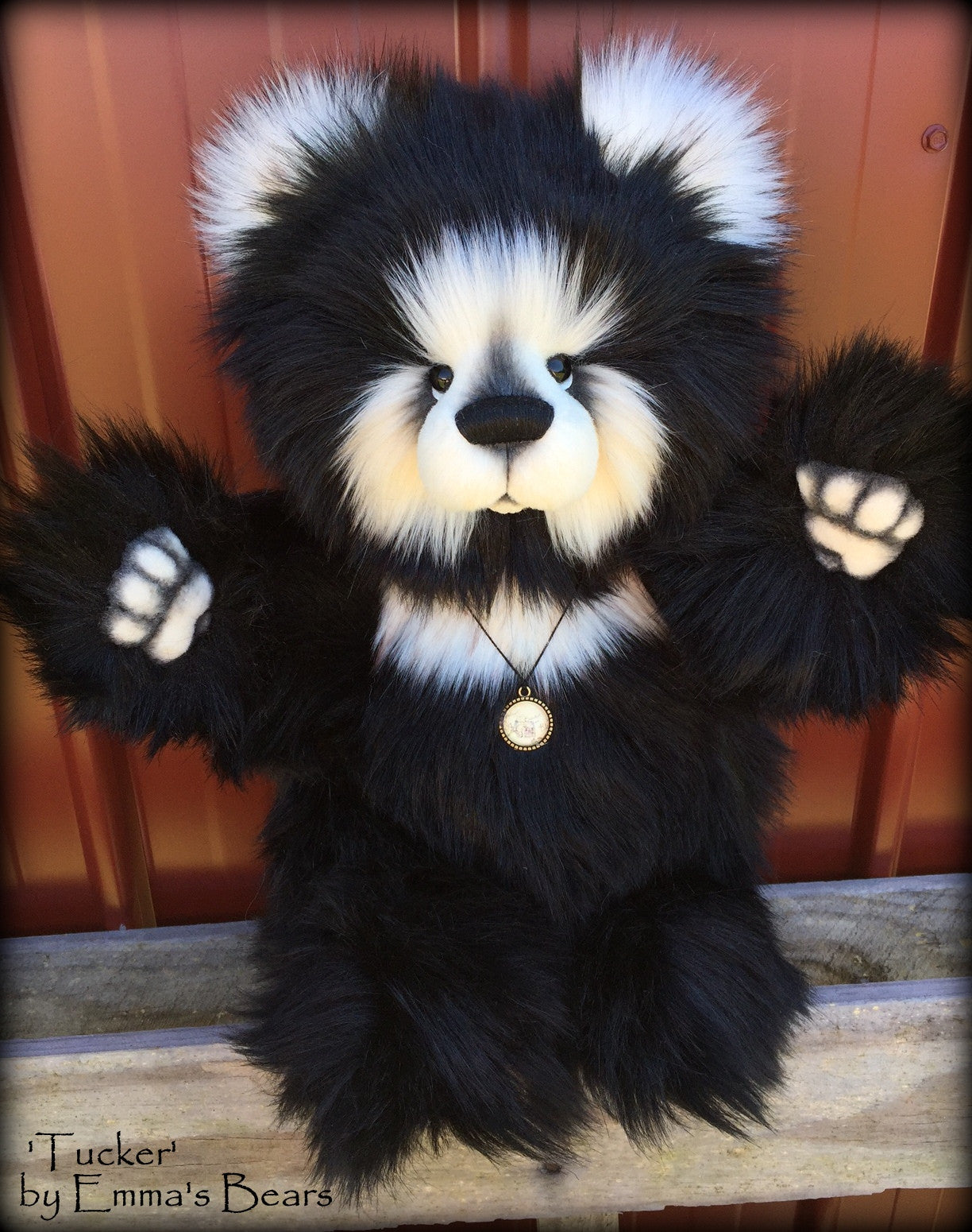 Tucker - 16IN super fluffy artist bear by Emmas Bears - OOAK
