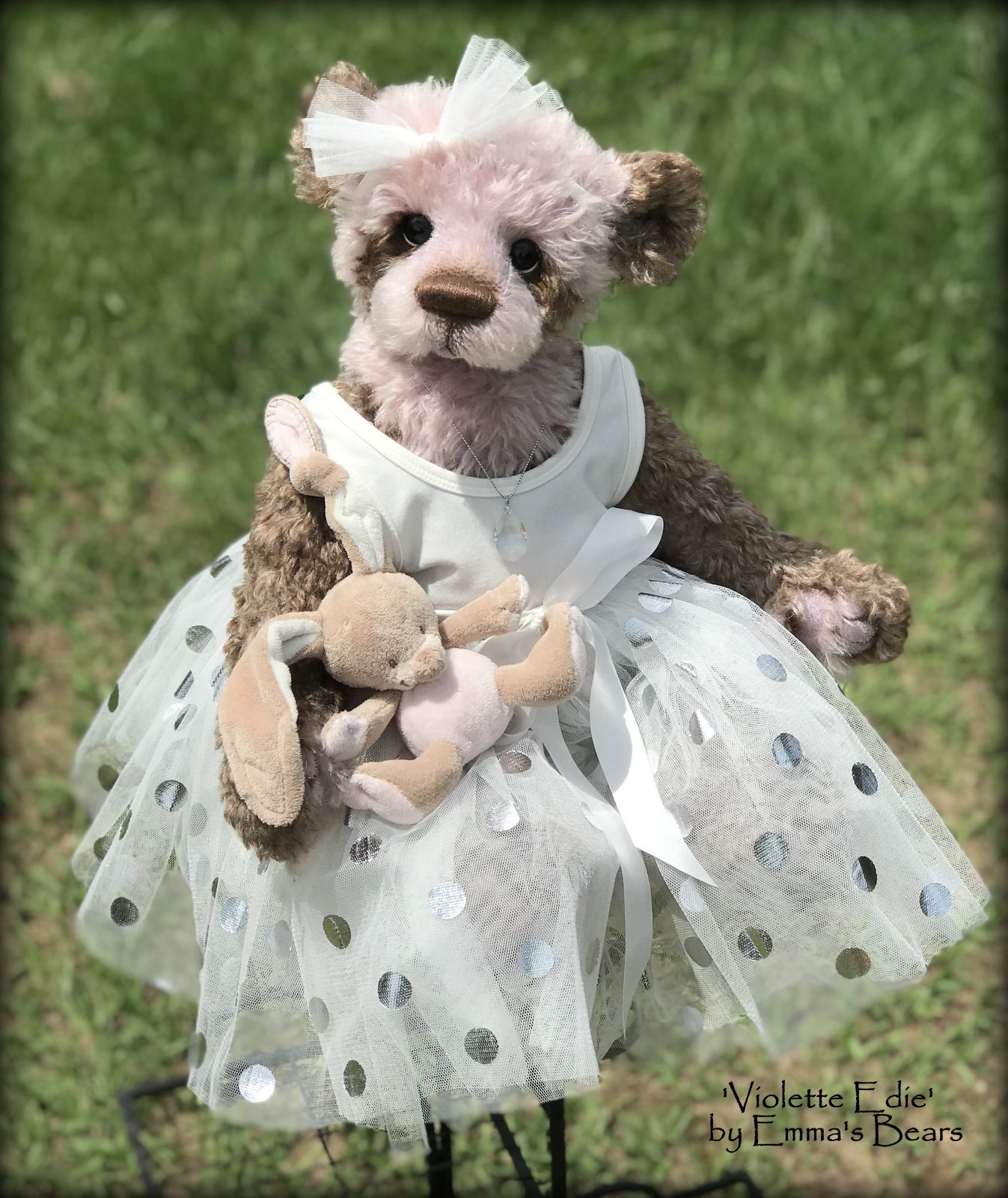 Violette Edie - 22in MOHAIR Artist toddler style Bear by Emmas Bears - OOAK