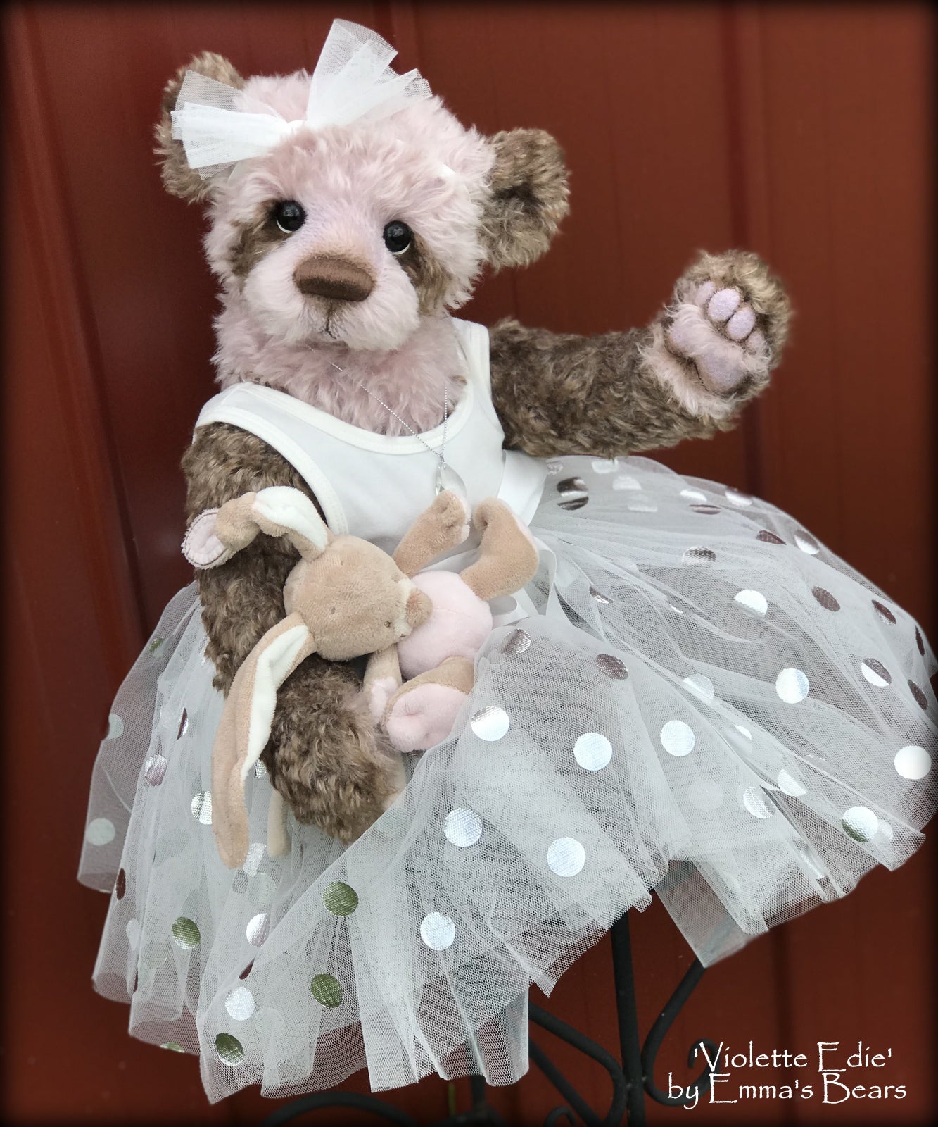 Violette Edie - 22in MOHAIR Artist toddler style Bear by Emmas Bears - OOAK