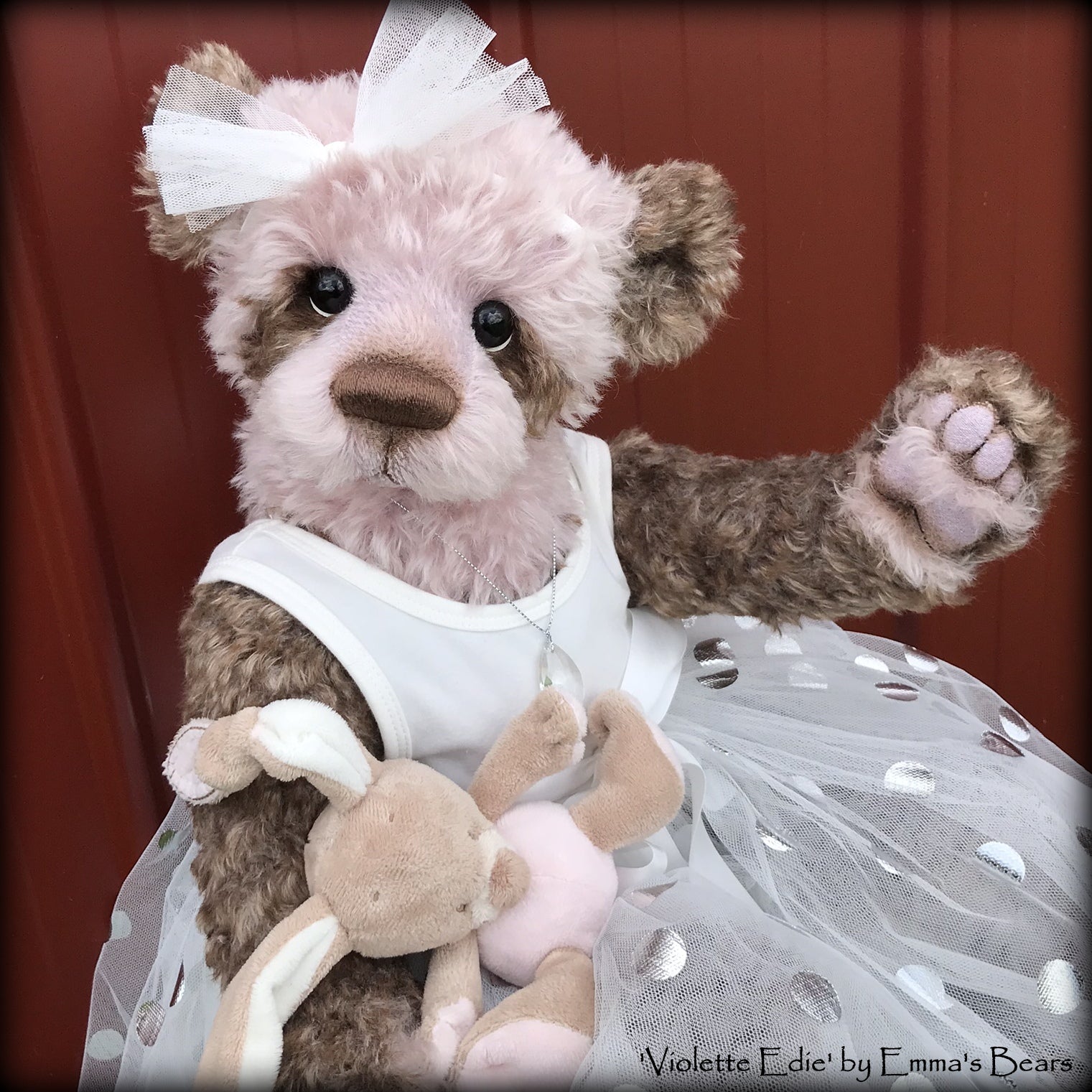 Violette Edie - 22in MOHAIR Artist toddler style Bear by Emmas Bears - OOAK