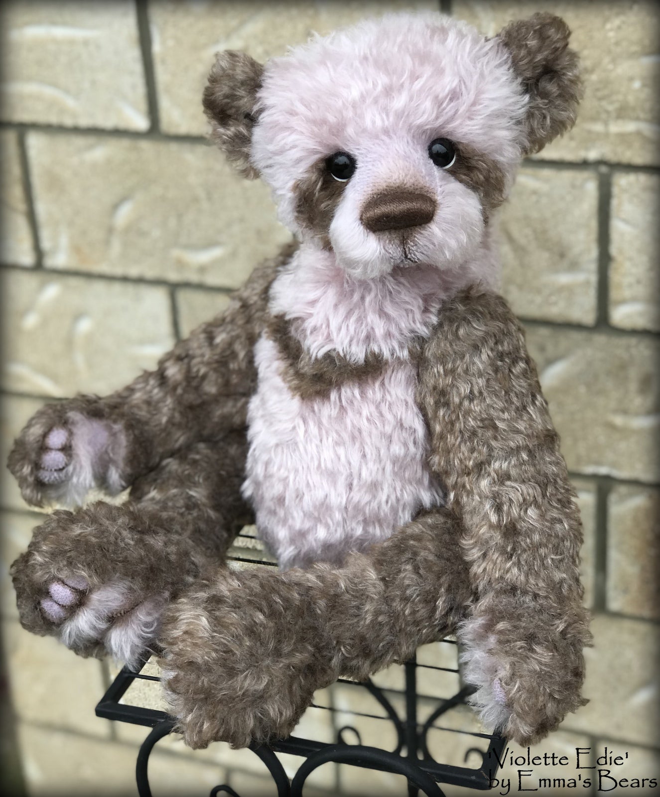 Violette Edie - 22in MOHAIR Artist toddler style Bear by Emmas Bears - OOAK