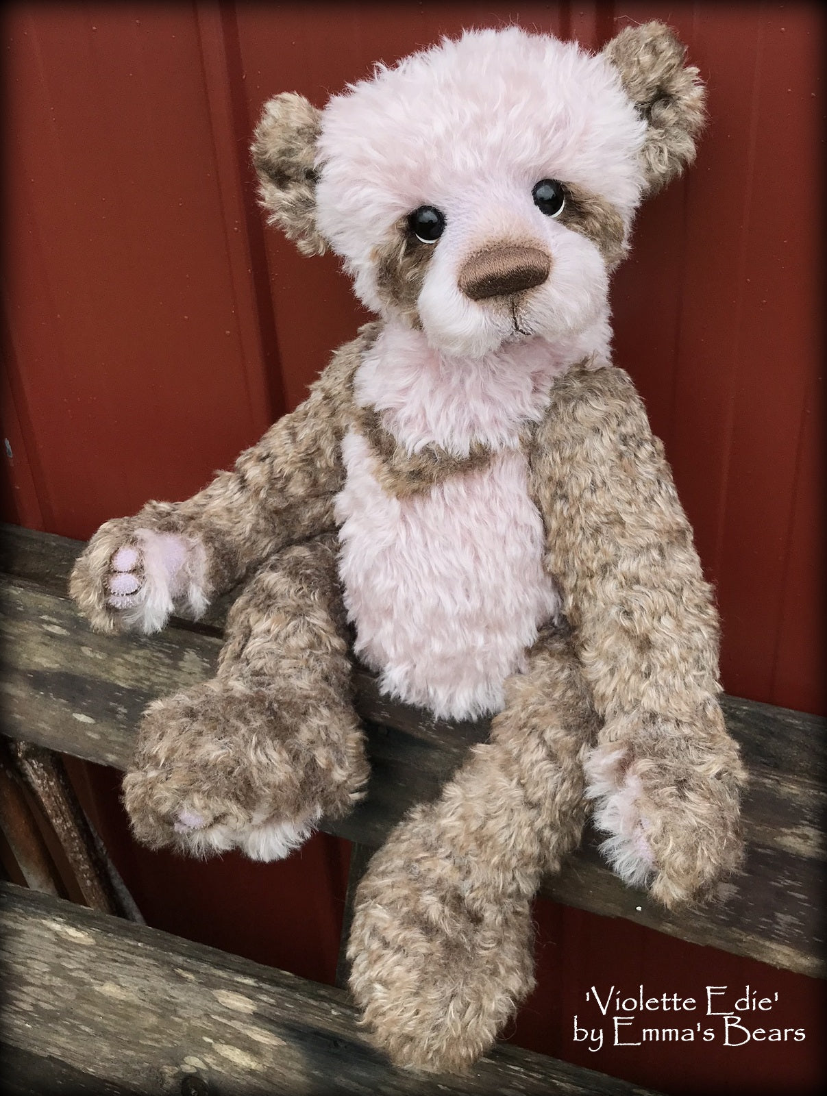 Violette Edie - 22in MOHAIR Artist toddler style Bear by Emmas Bears - OOAK