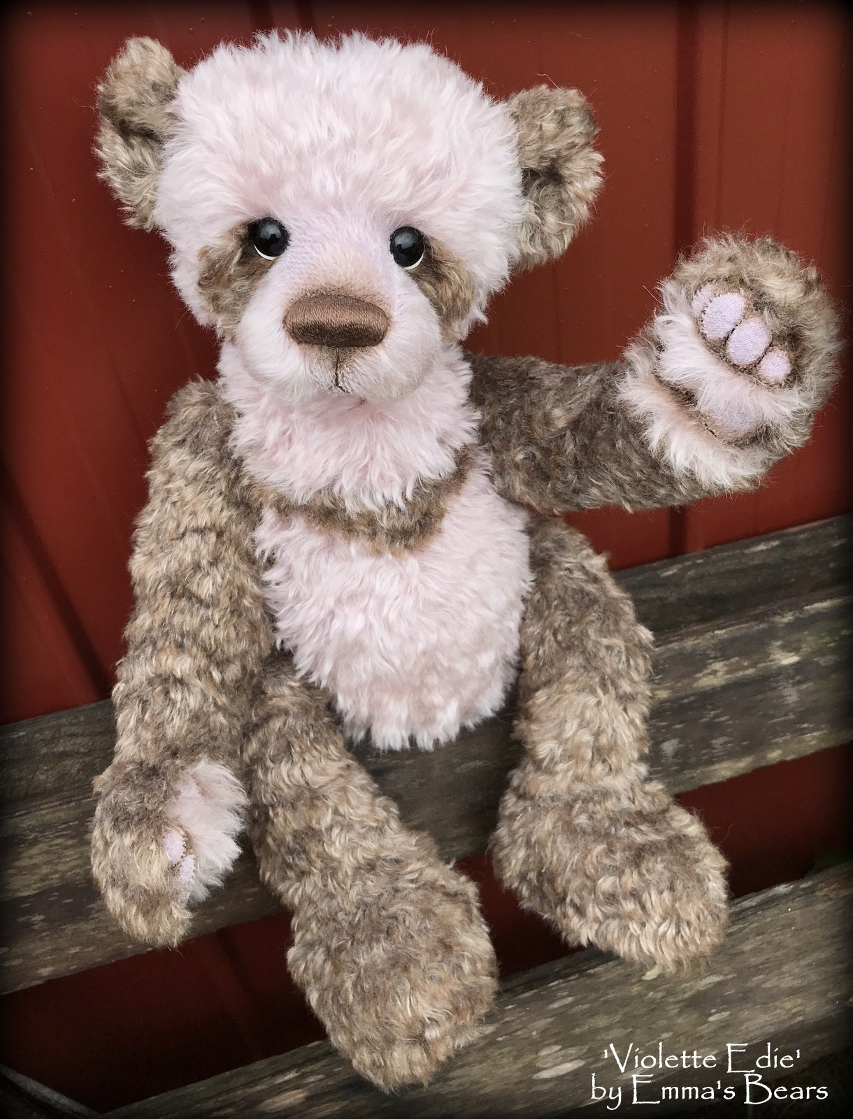 Violette Edie - 22in MOHAIR Artist toddler style Bear by Emmas Bears - OOAK