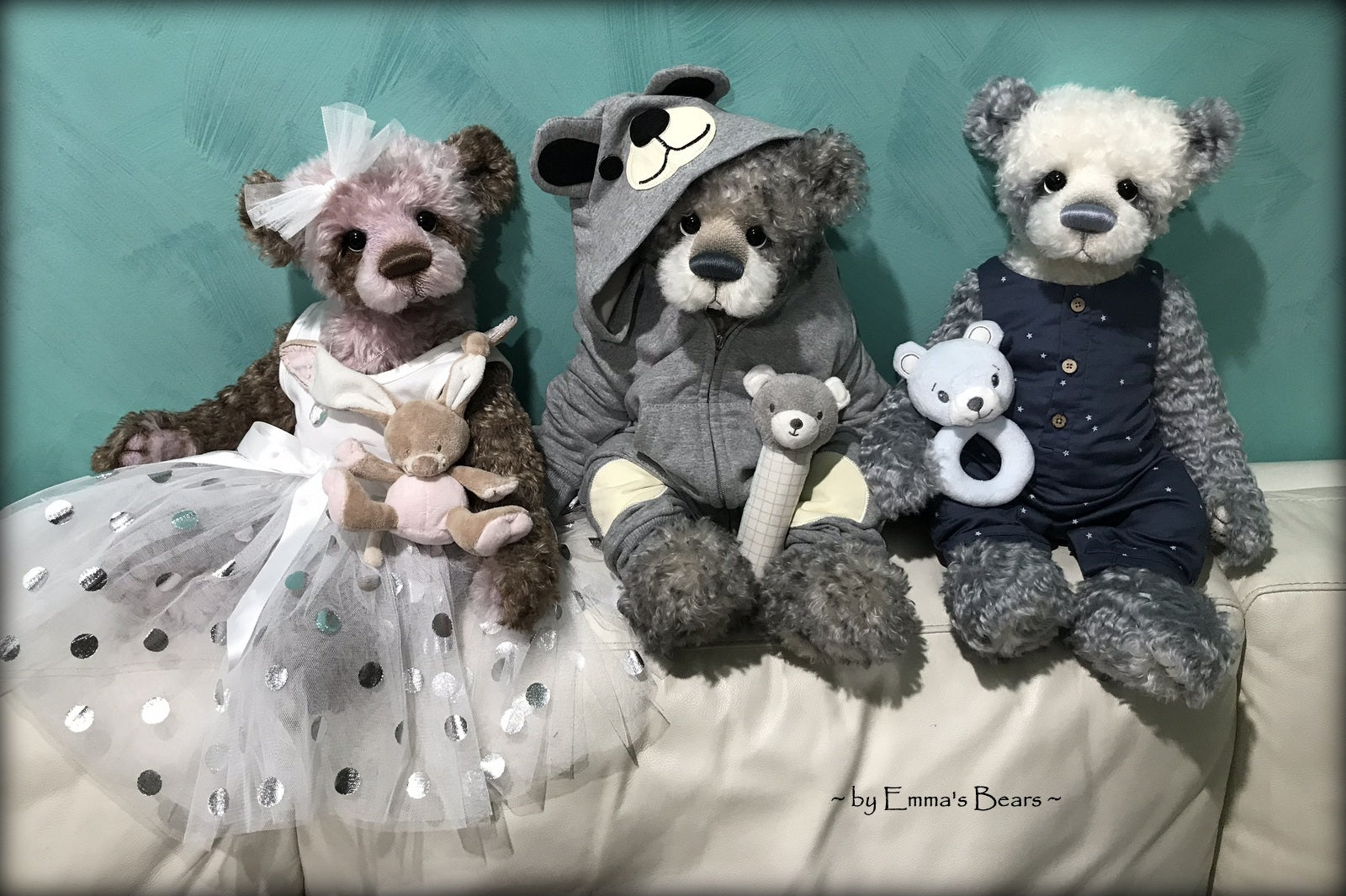 Violette Edie - 22in MOHAIR Artist toddler style Bear by Emmas Bears - OOAK