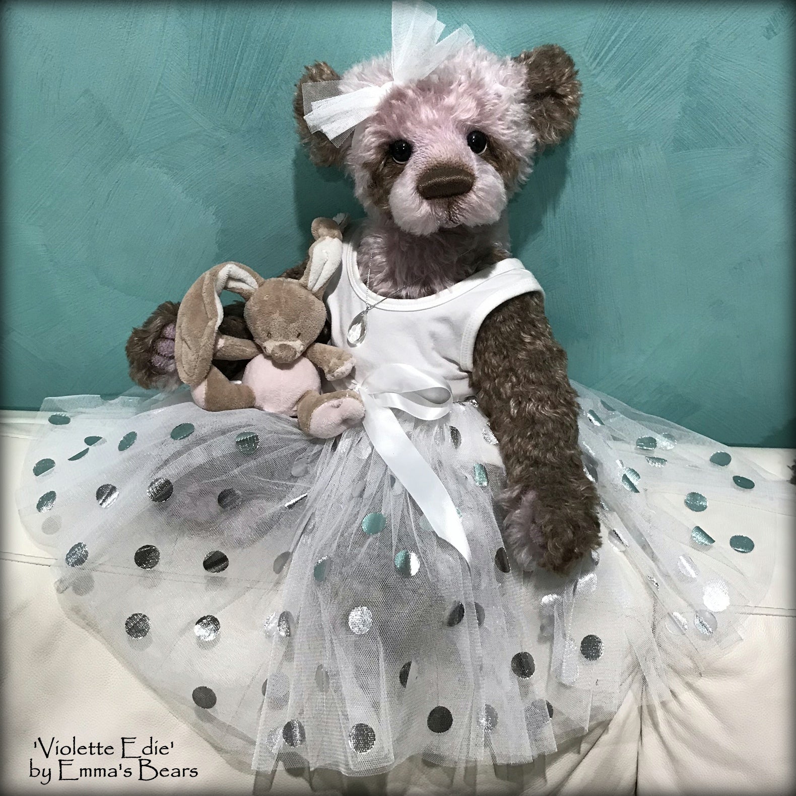 Violette Edie - 22in MOHAIR Artist toddler style Bear by Emmas Bears - OOAK