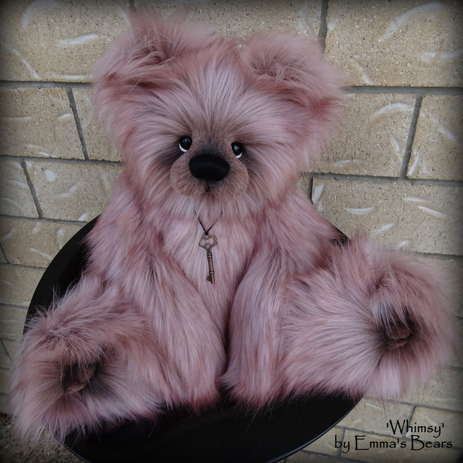 Whimsy - 20IN faux fur bear by Emmas Bears - OOAK