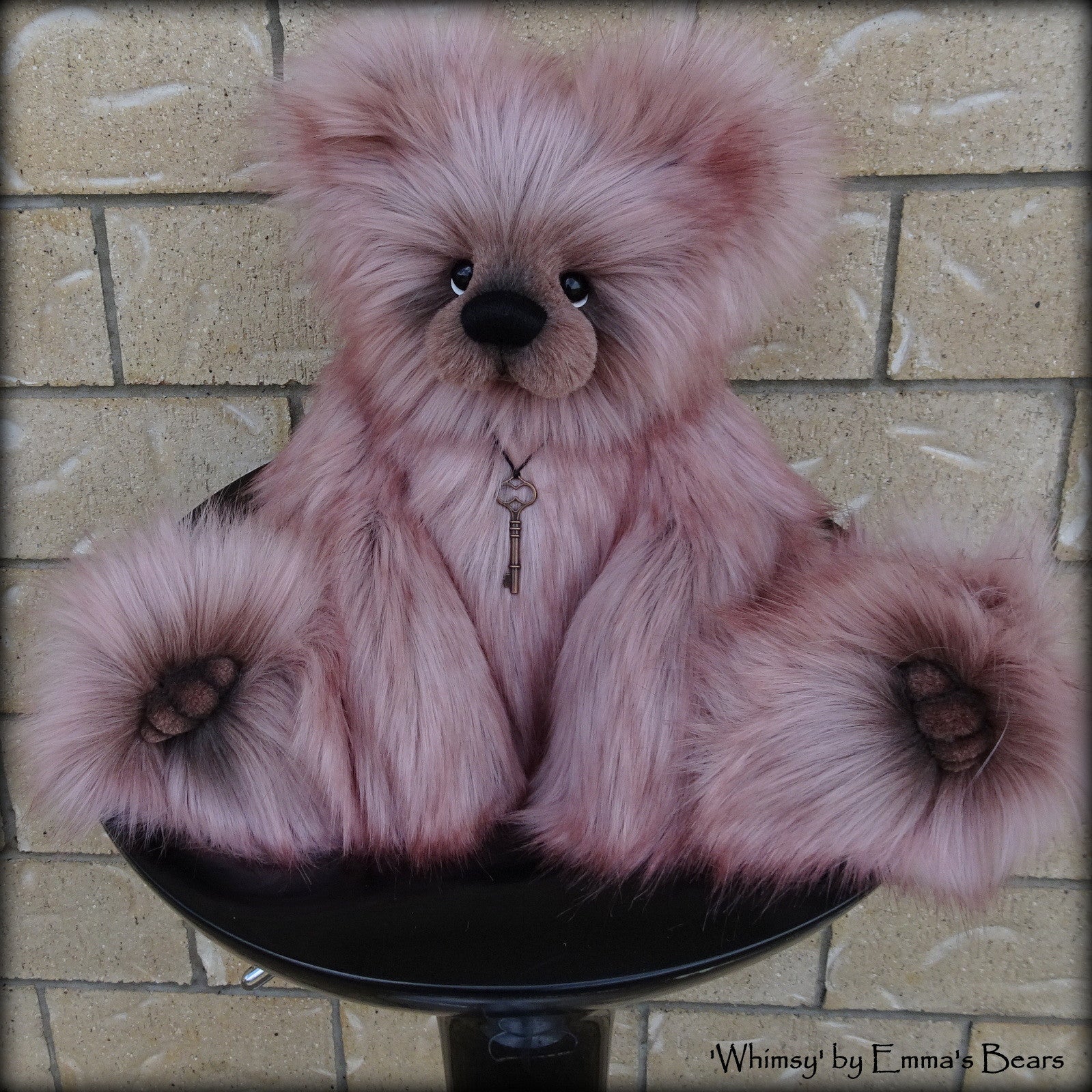 Whimsy - 20IN faux fur bear by Emmas Bears - OOAK