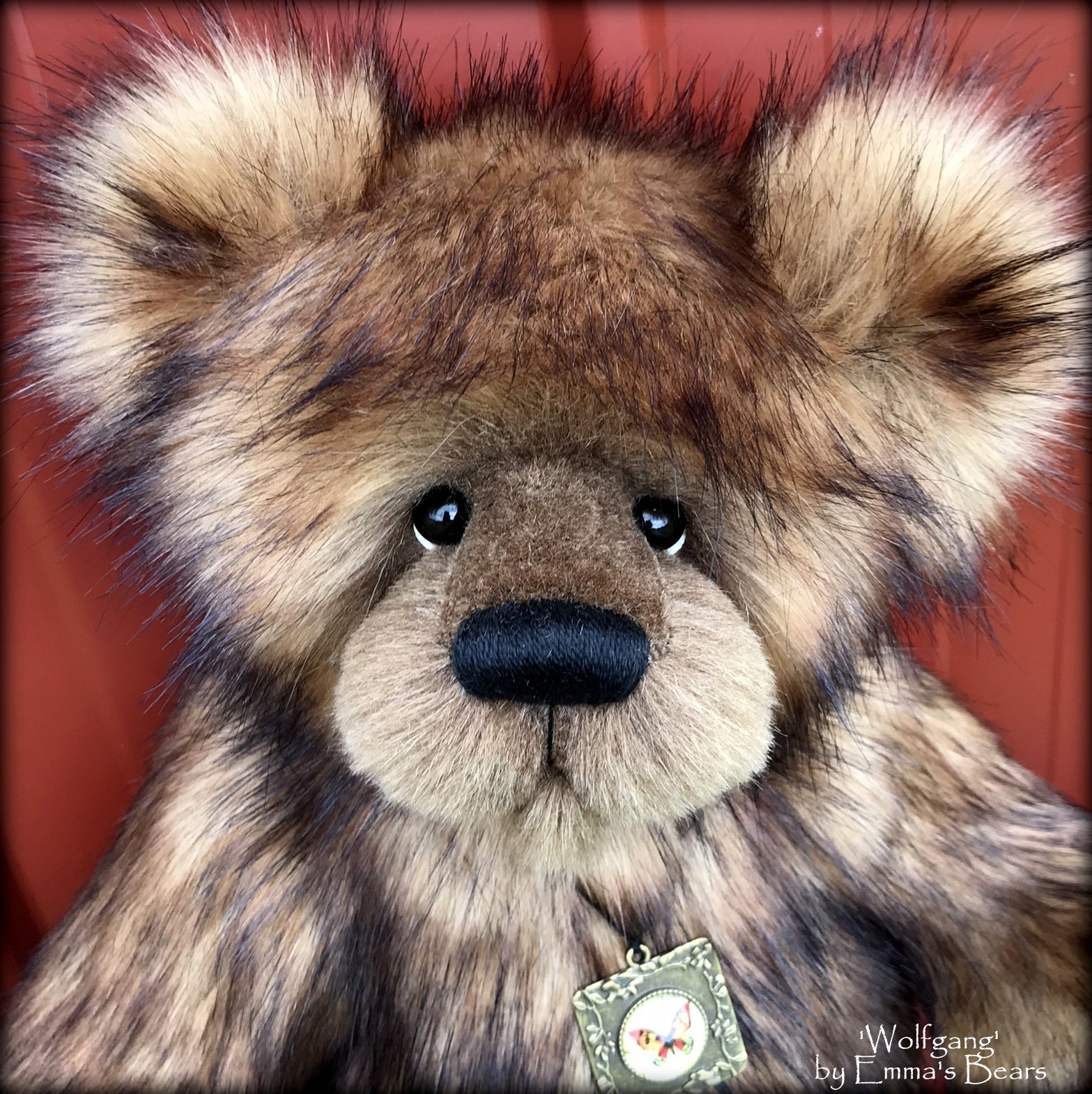 Wolfgang - 15" Faux Fur Artist Bear by Emmas Bears - OOAK