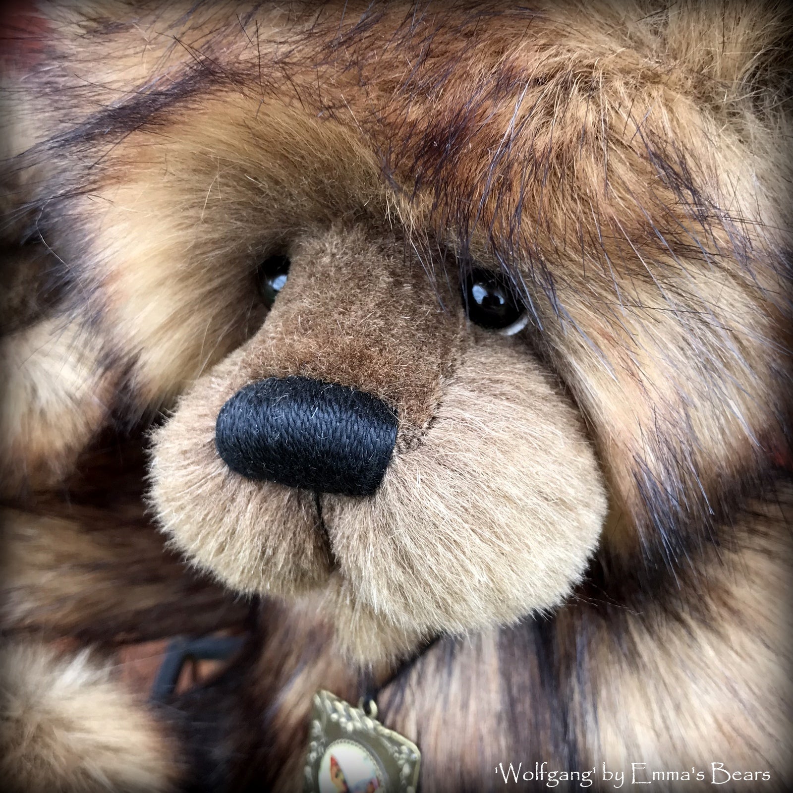 Wolfgang - 15" Faux Fur Artist Bear by Emmas Bears - OOAK