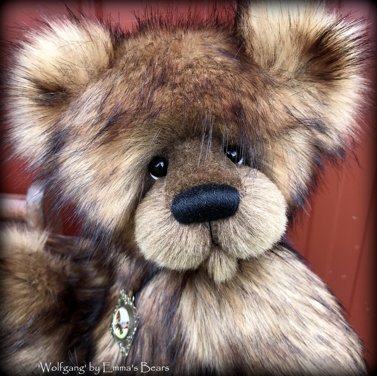 Wolfgang - 15" Faux Fur Artist Bear by Emmas Bears - OOAK
