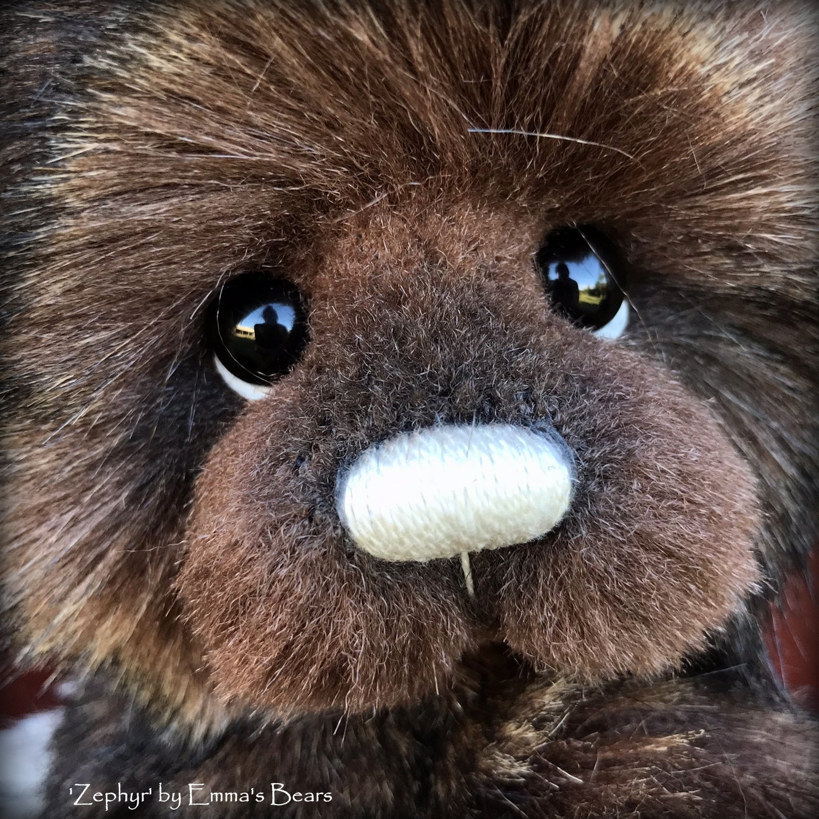 Zephyr - 13" Tissavel faux fur artist bear by Emma's Bears - OOAK