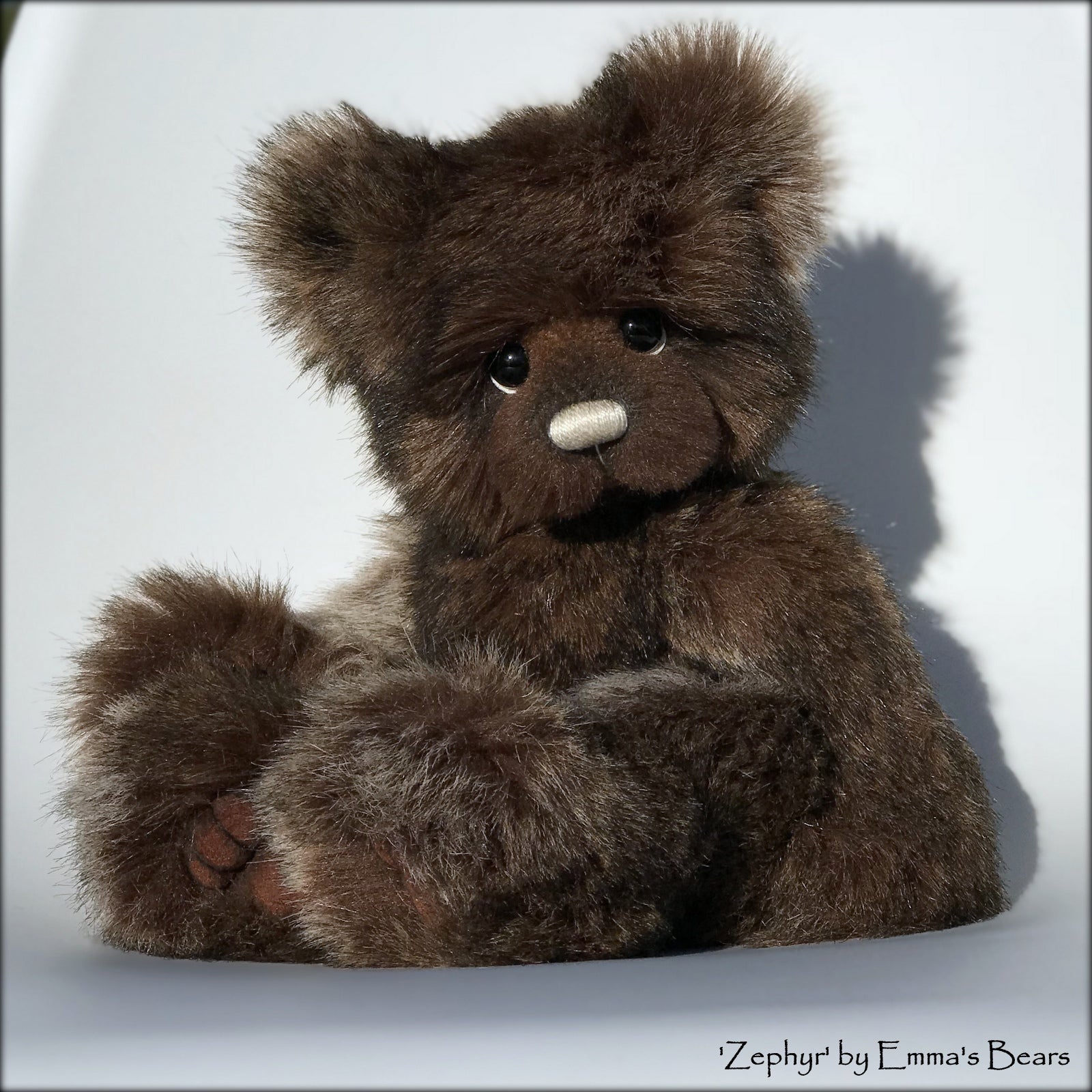 Zephyr - 13" Tissavel faux fur artist bear by Emma's Bears - OOAK