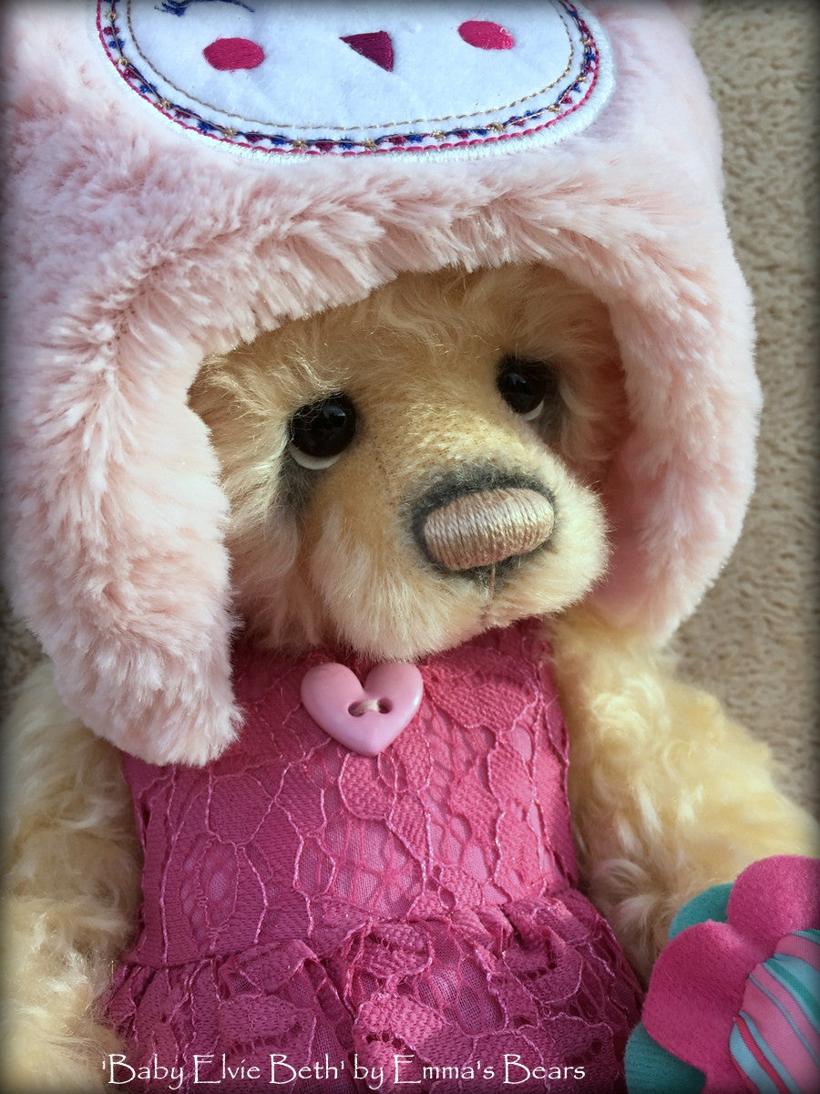 Baby Elvie Beth - 14in MOHAIR Premmie Artist Bear by Emmas Bears - OOAK